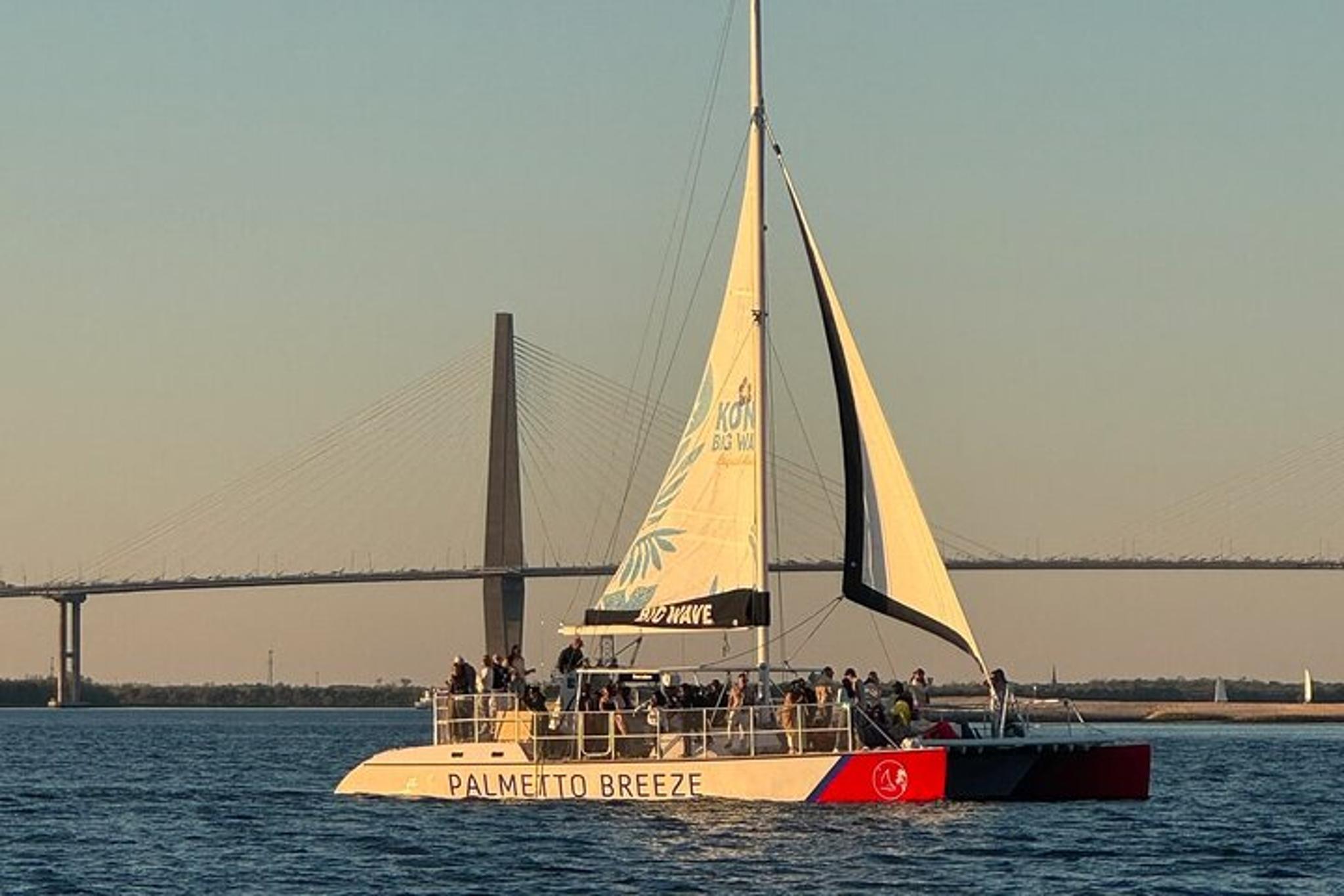 Charleston Catamaran Sail at Sunset - Image 2