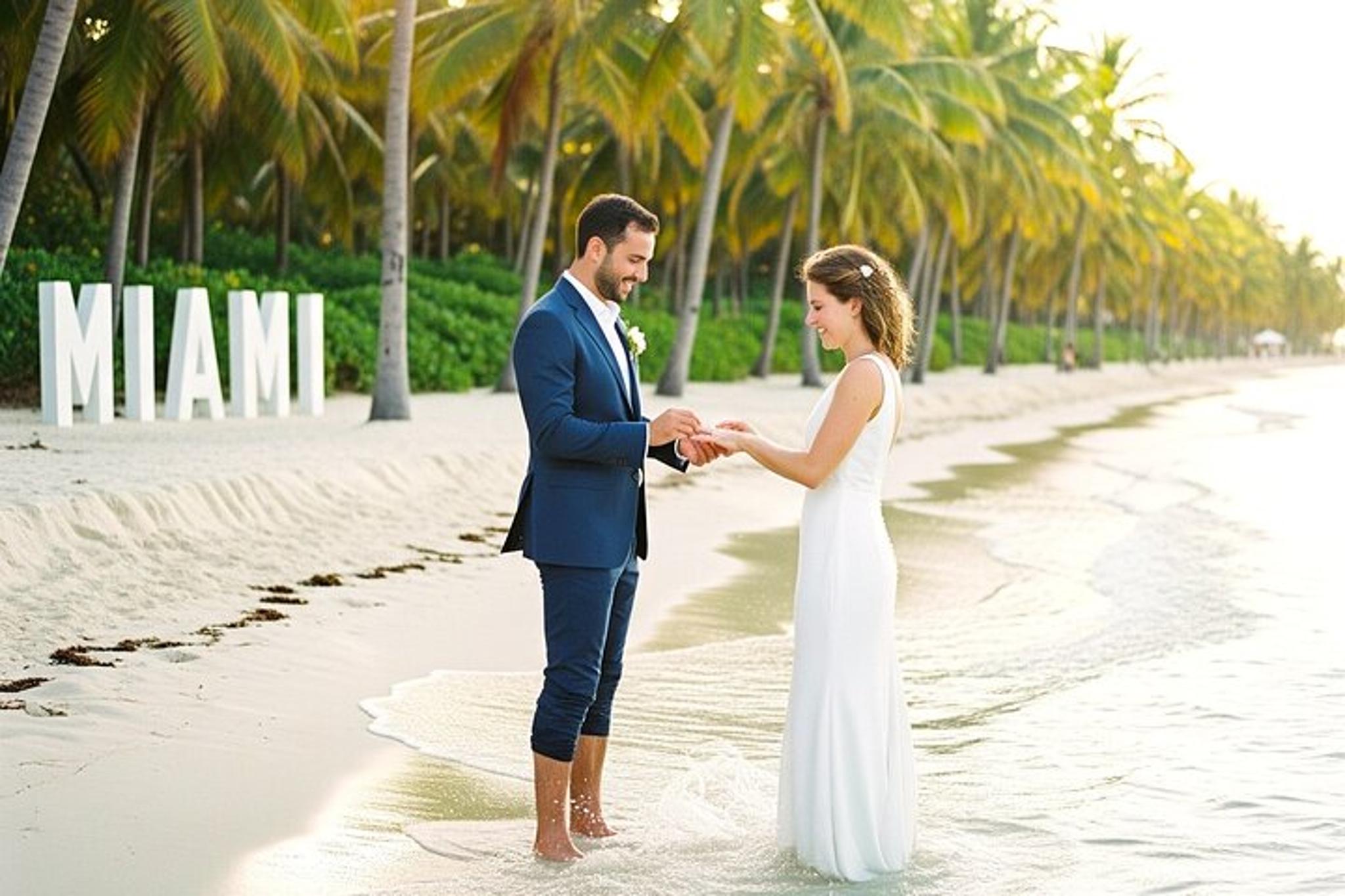 Miami Beach Wedding or Vow Renewal Ceremony - Image 1