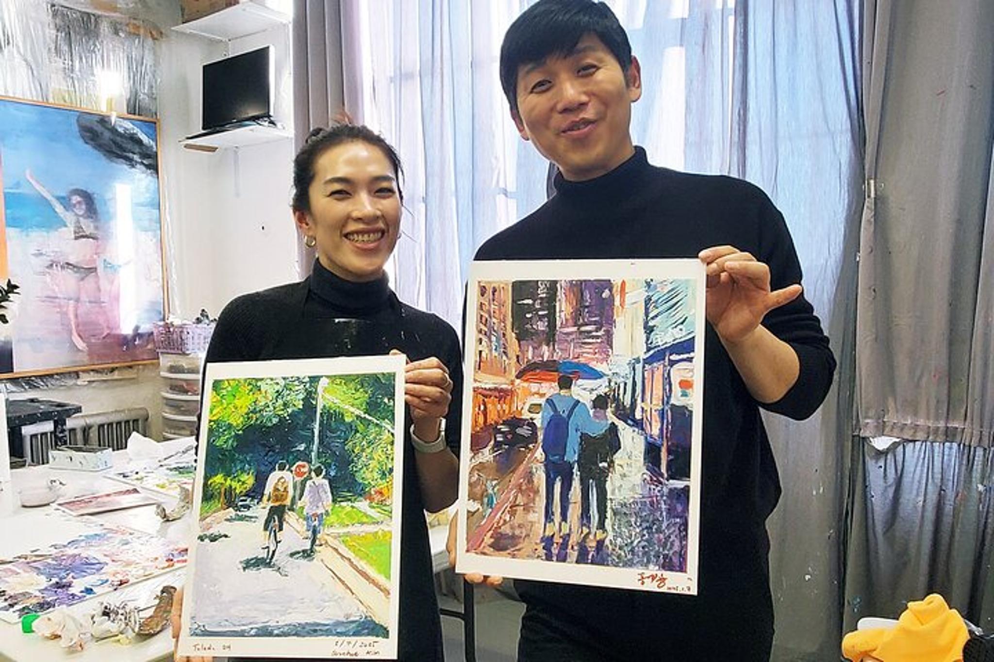 New York City Art Studio Painting Experience - Image 3