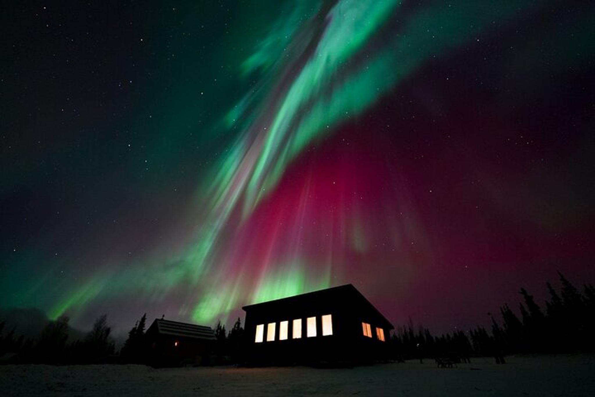 Fairbanks Aurora Viewing Cabin Experience