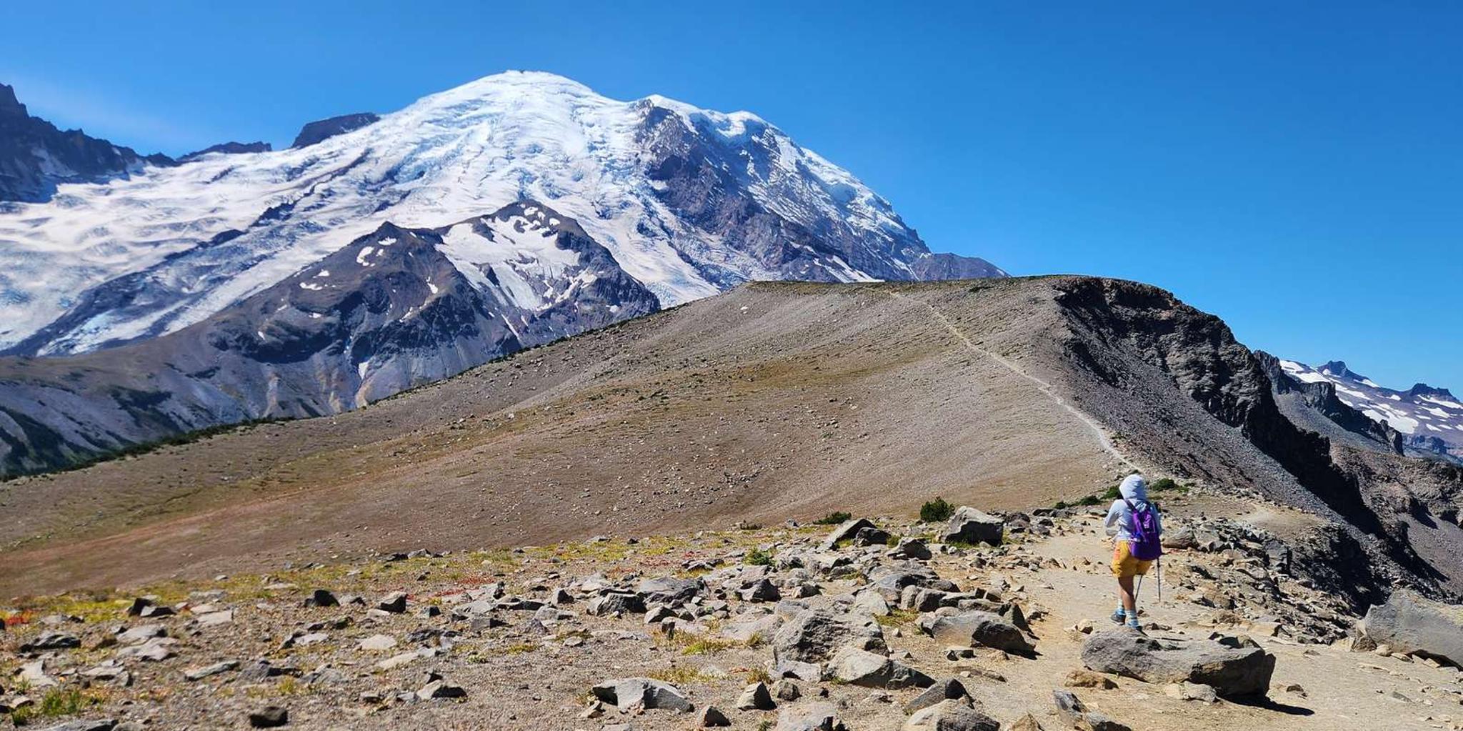 Mount Rainier Day Hike on Three Burroughs Trail