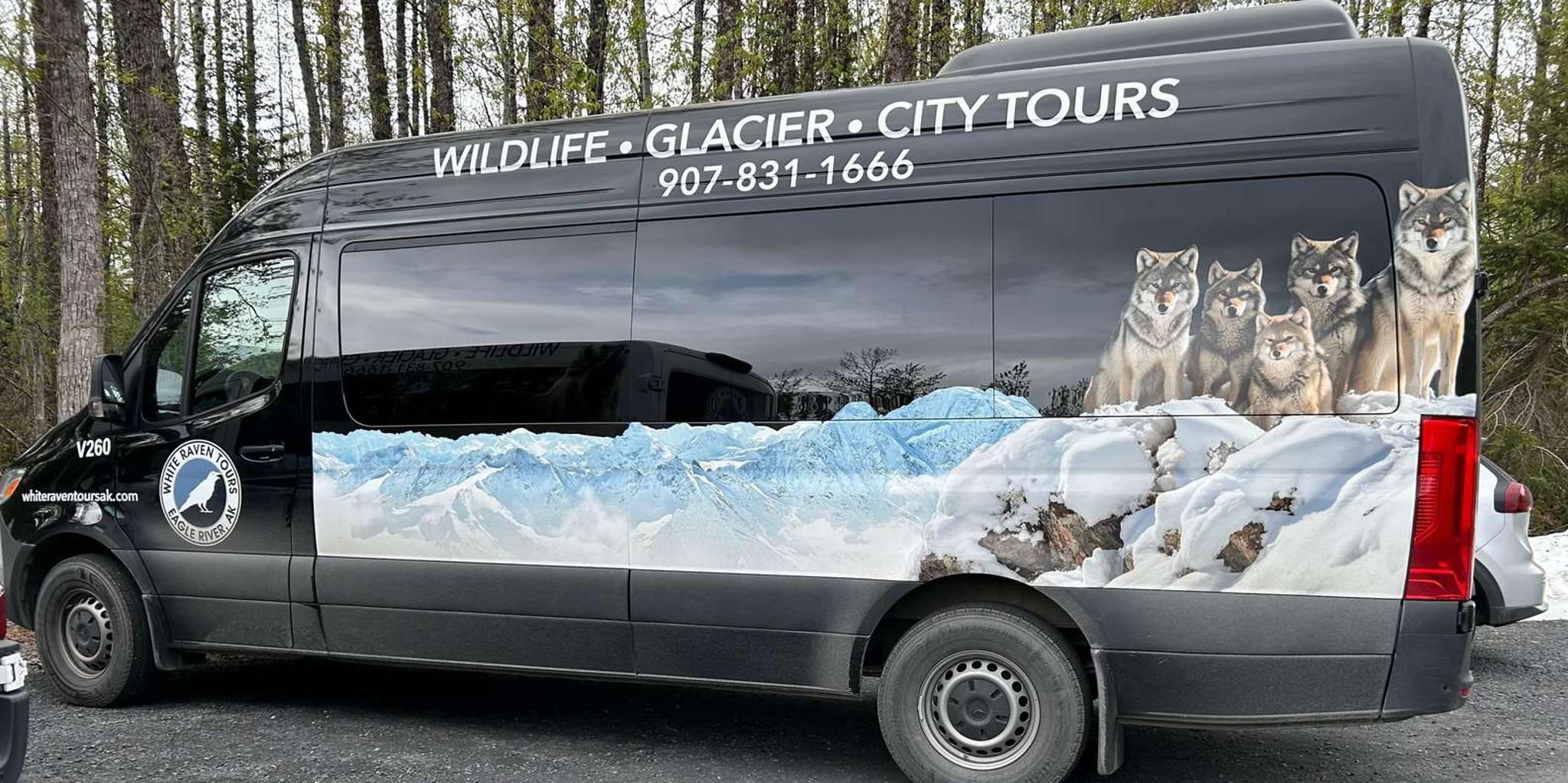 Seward to Anchorage Transit Tour with Port Pickup