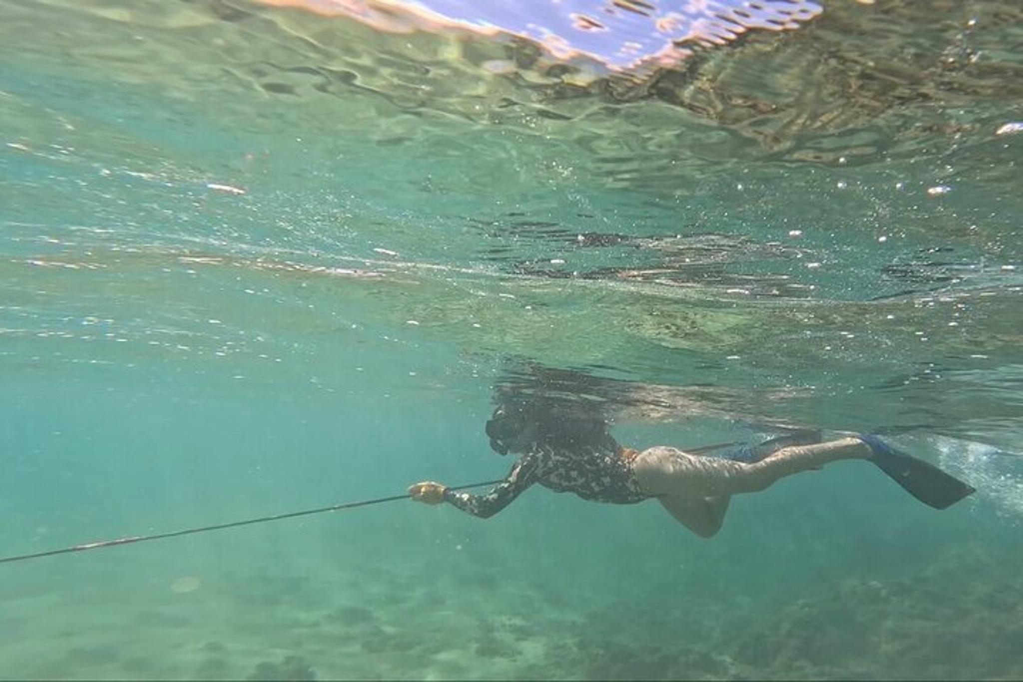 Kauai Reef Spearfishing Lesson for Beginners