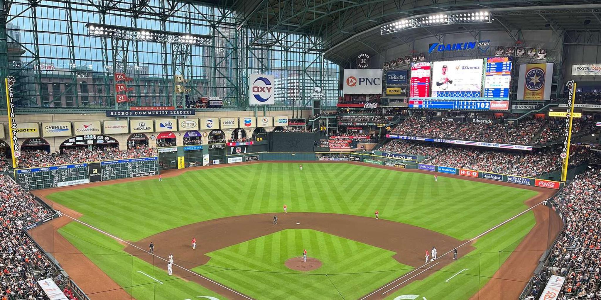 Houston Astros Baseball Game at Minute Maid Park