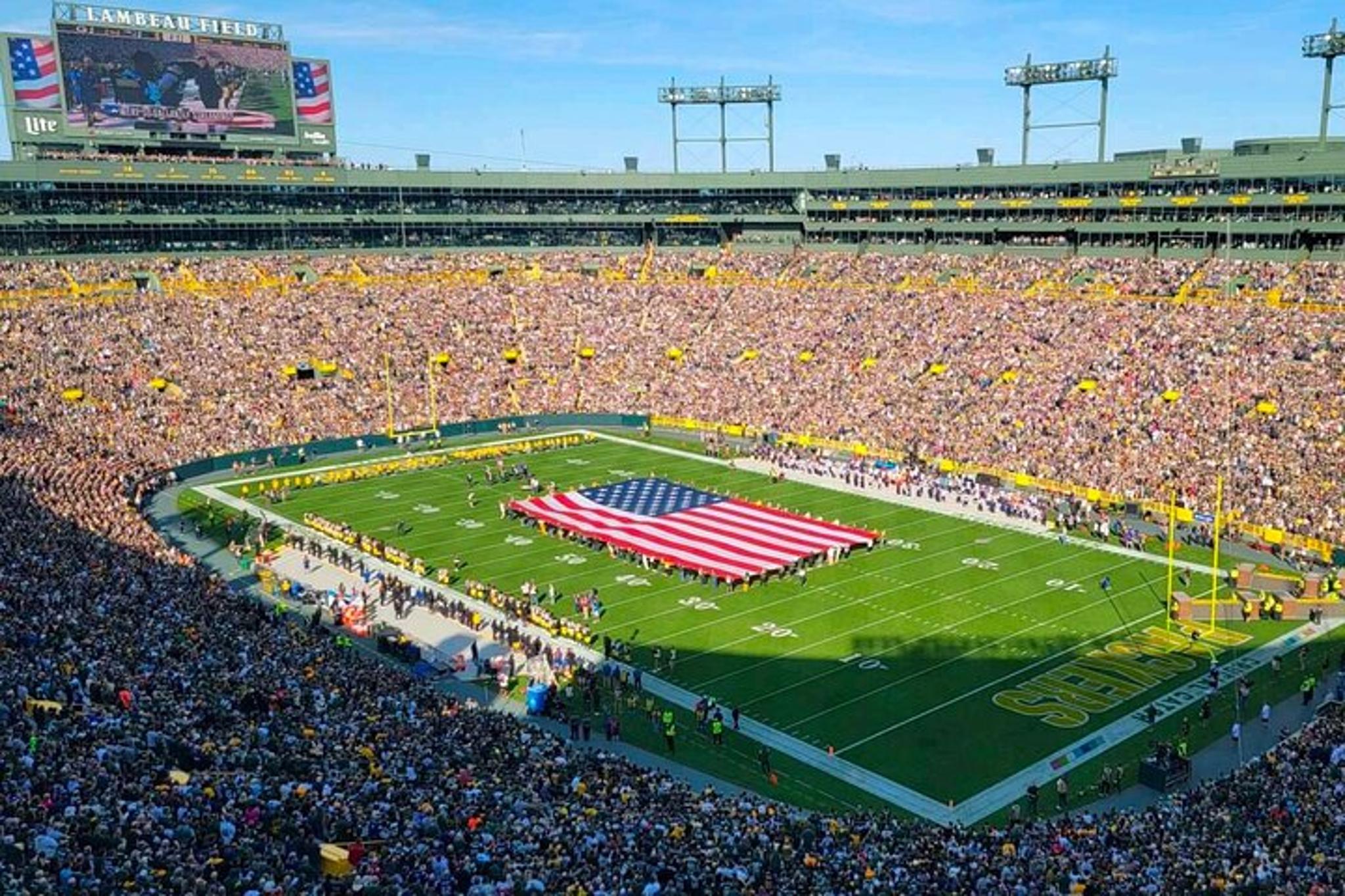 Green Bay Packers Football Game Ticket at Lambeau Field - Image 3