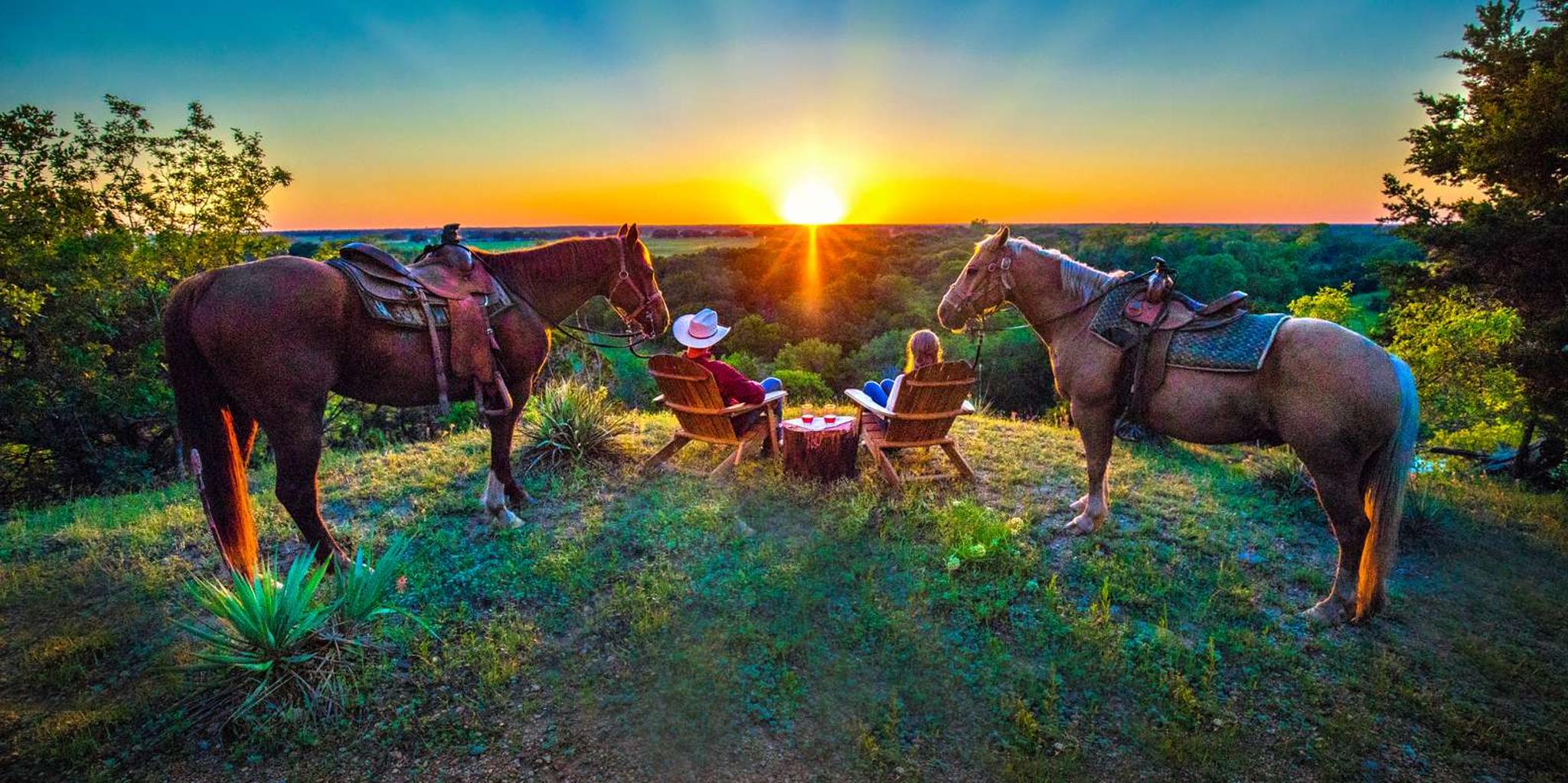 Waco Sunset Horseback Ride