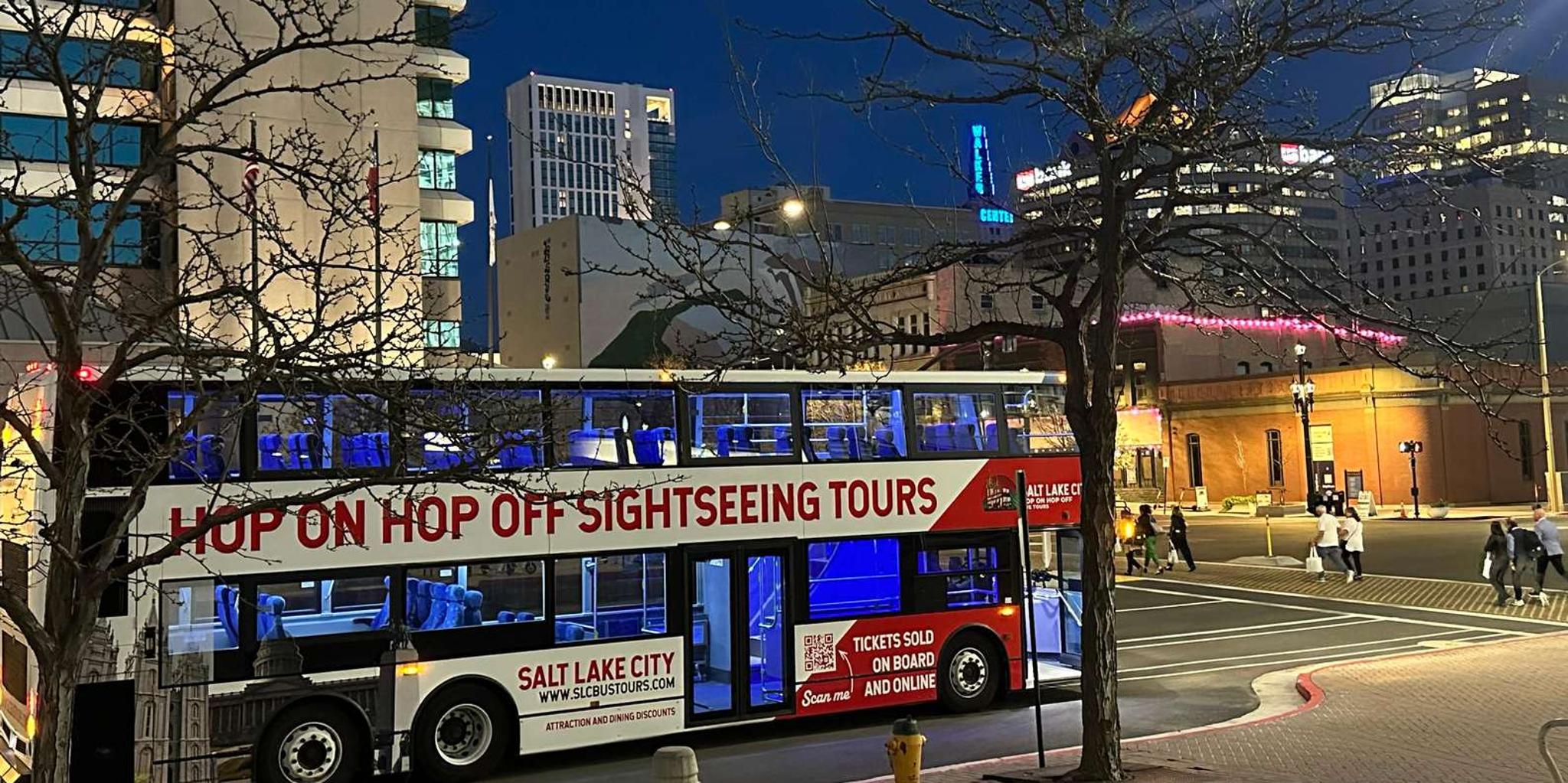 Salt Lake City Night Double-Decker Bus Tour - Image 3