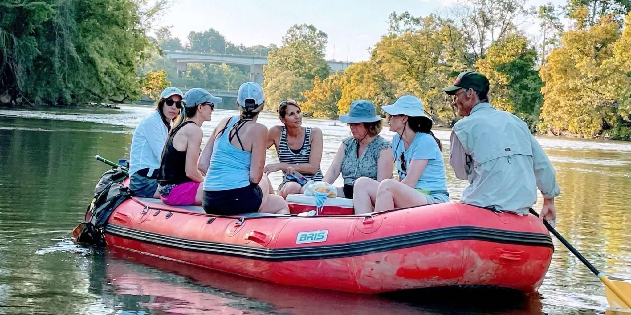Asheville Sunset Raft Tour on the French Broad River