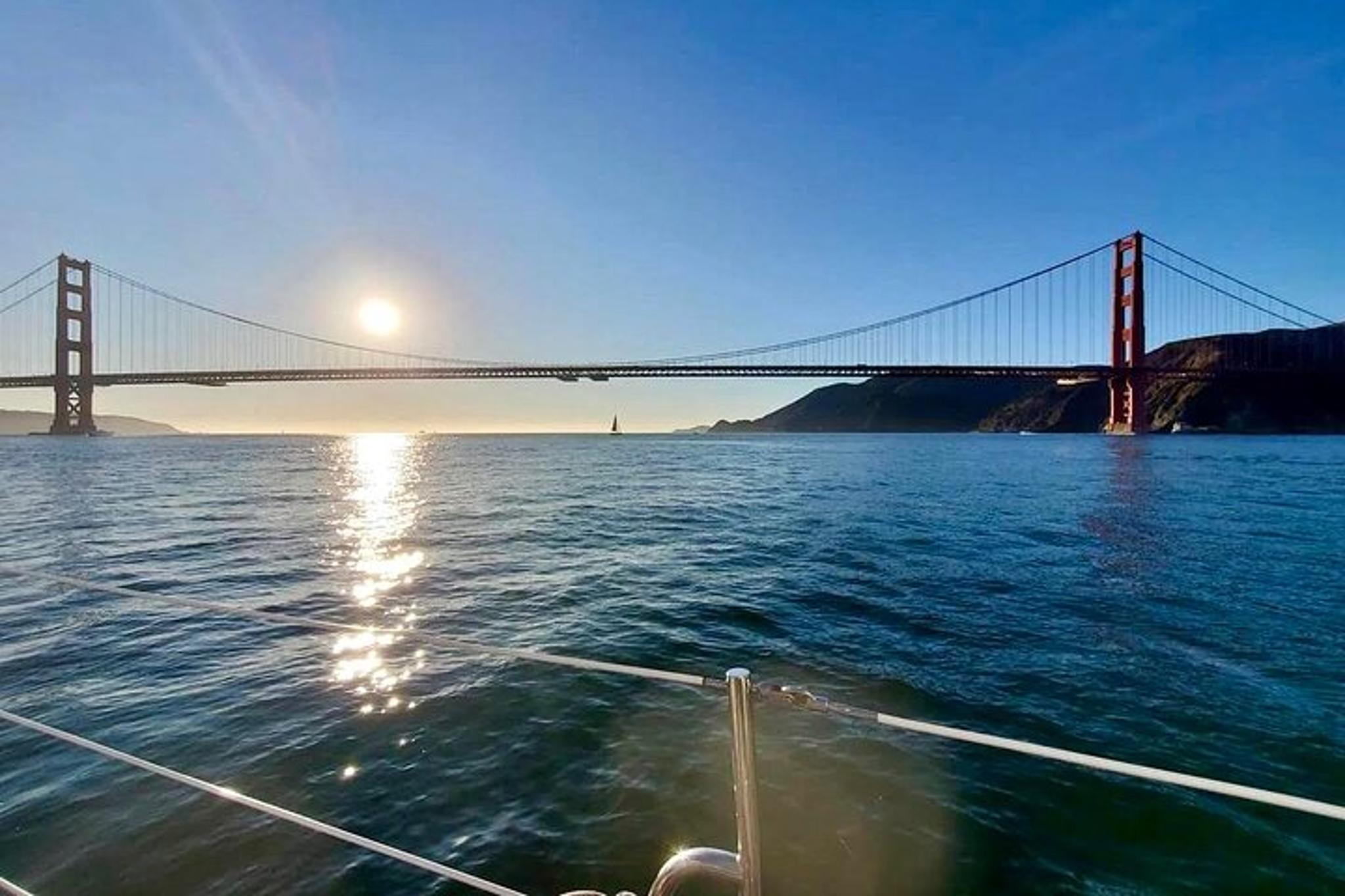 San Francisco Sailing Tour Under Golden Gate Bridge