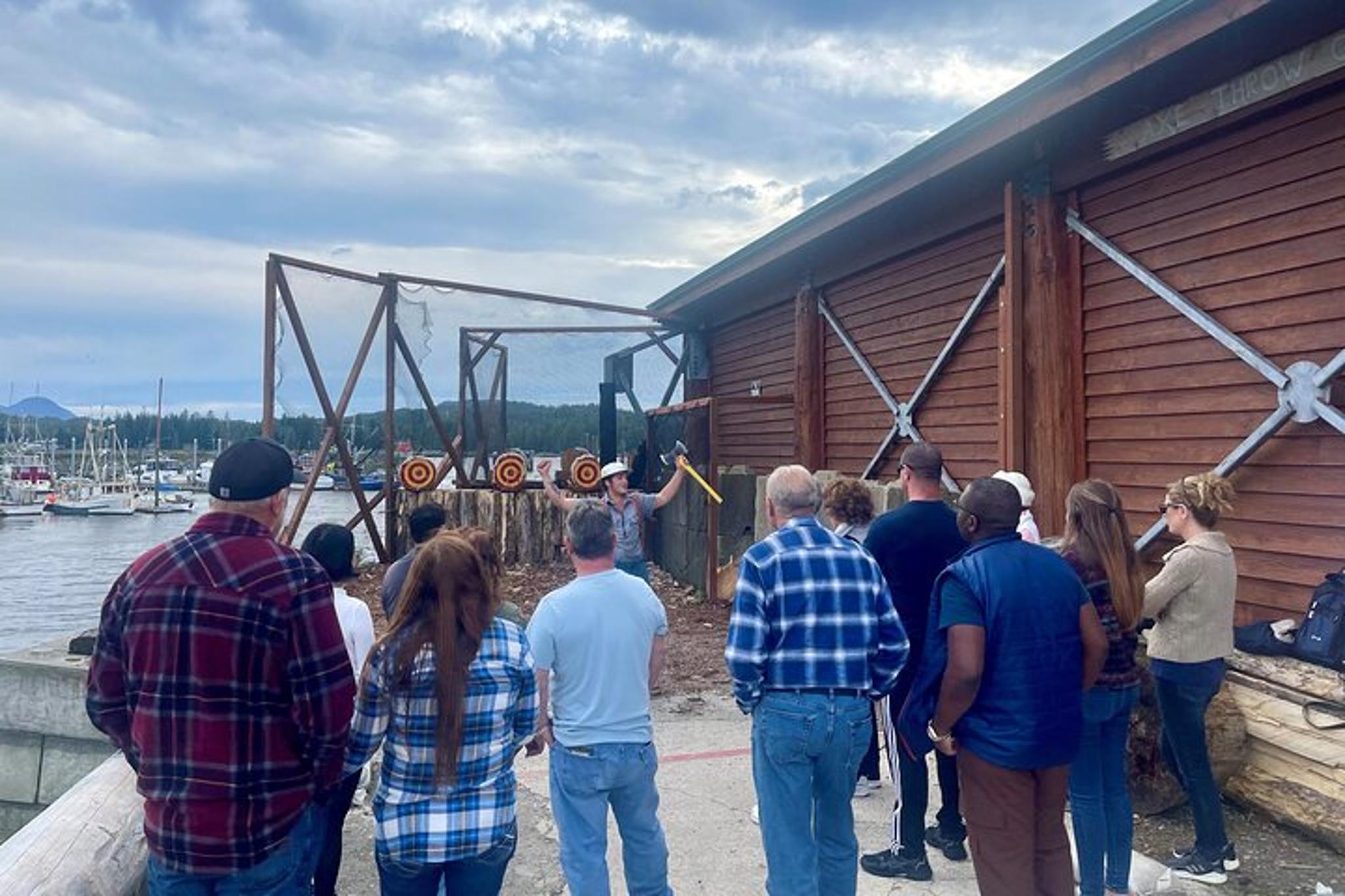 Ketchikan Lumberjack Show and Axe Throwing Challenge