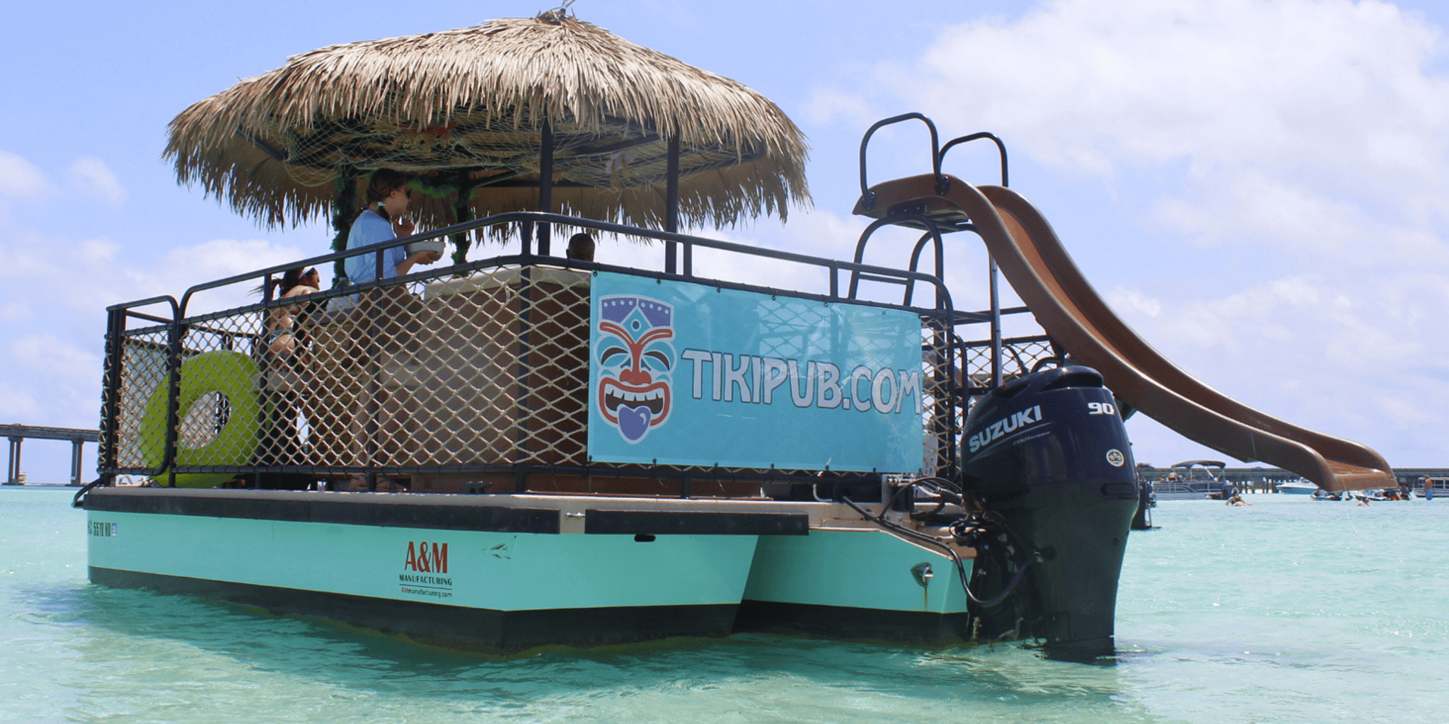 Destin Tiki Pub Crab Island Sandbar Cruise 3 hr - Image 1
