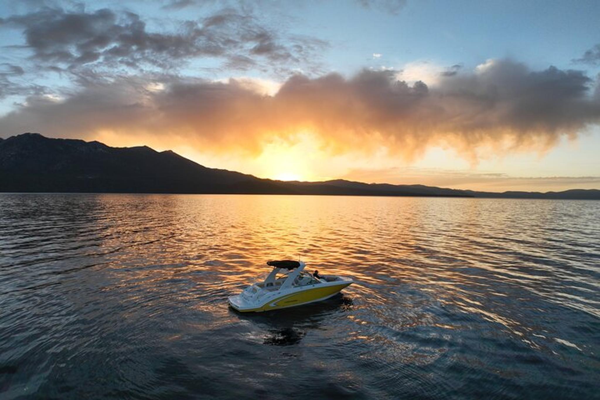 Lake Tahoe Private Sunset Boat Charter
