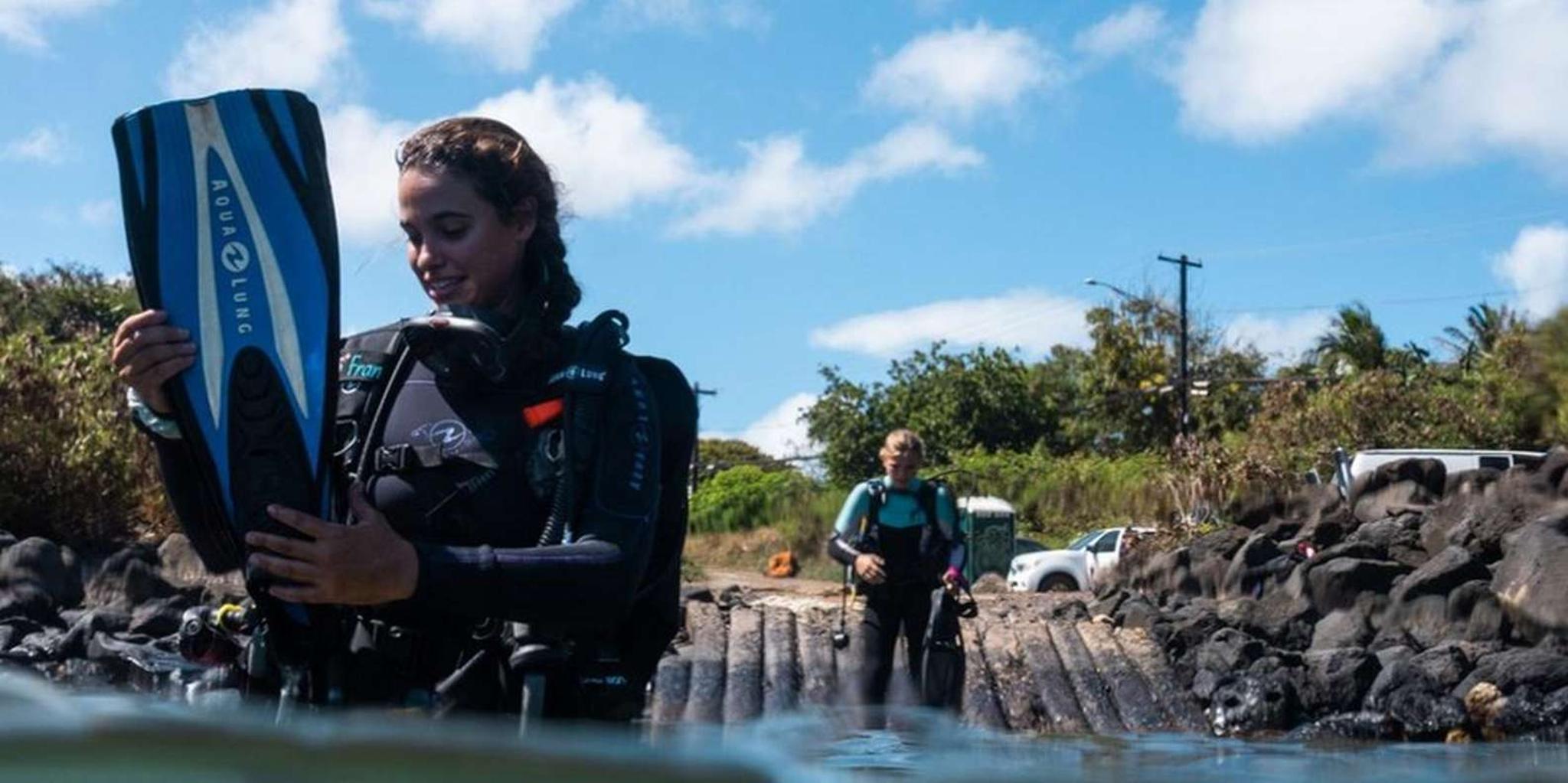Kauai Shore Diving at Koloa Landing