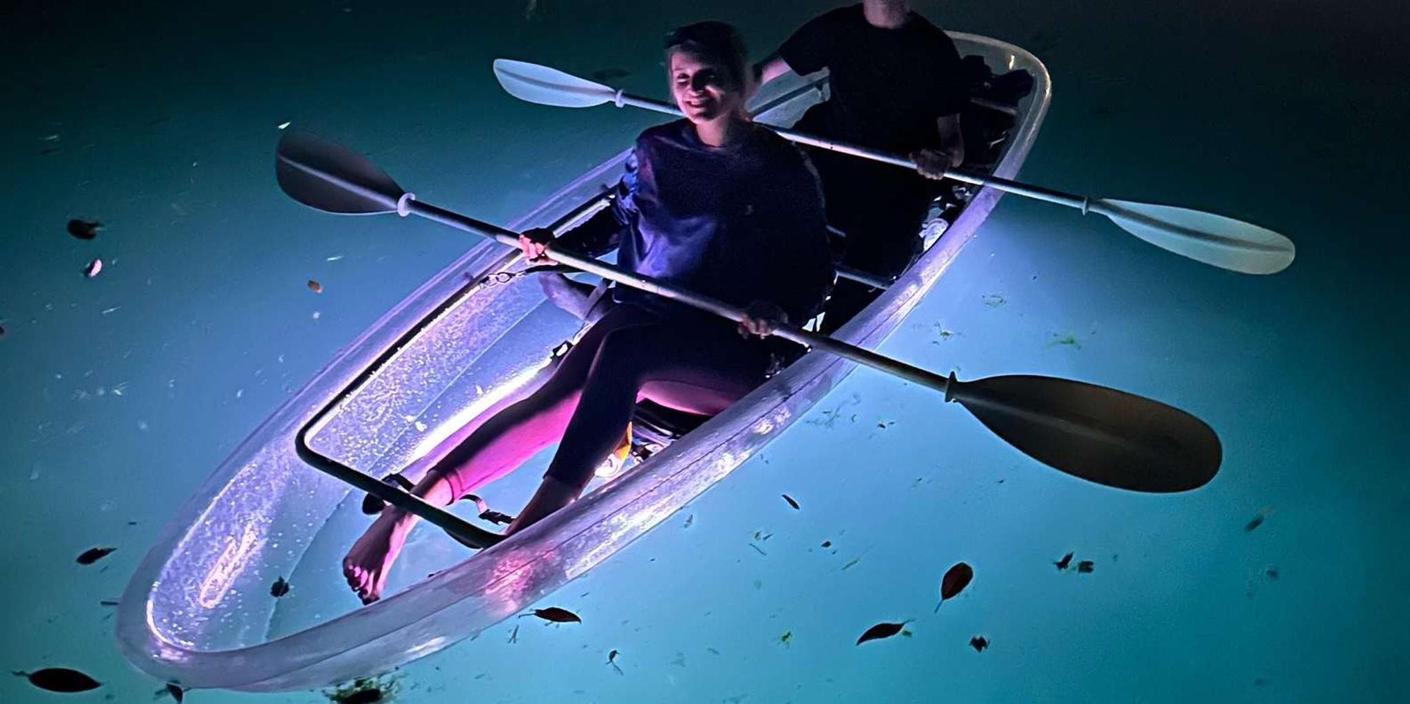 Crystal River Clear Kayak Sunset and Night Glow Tour - Image 3