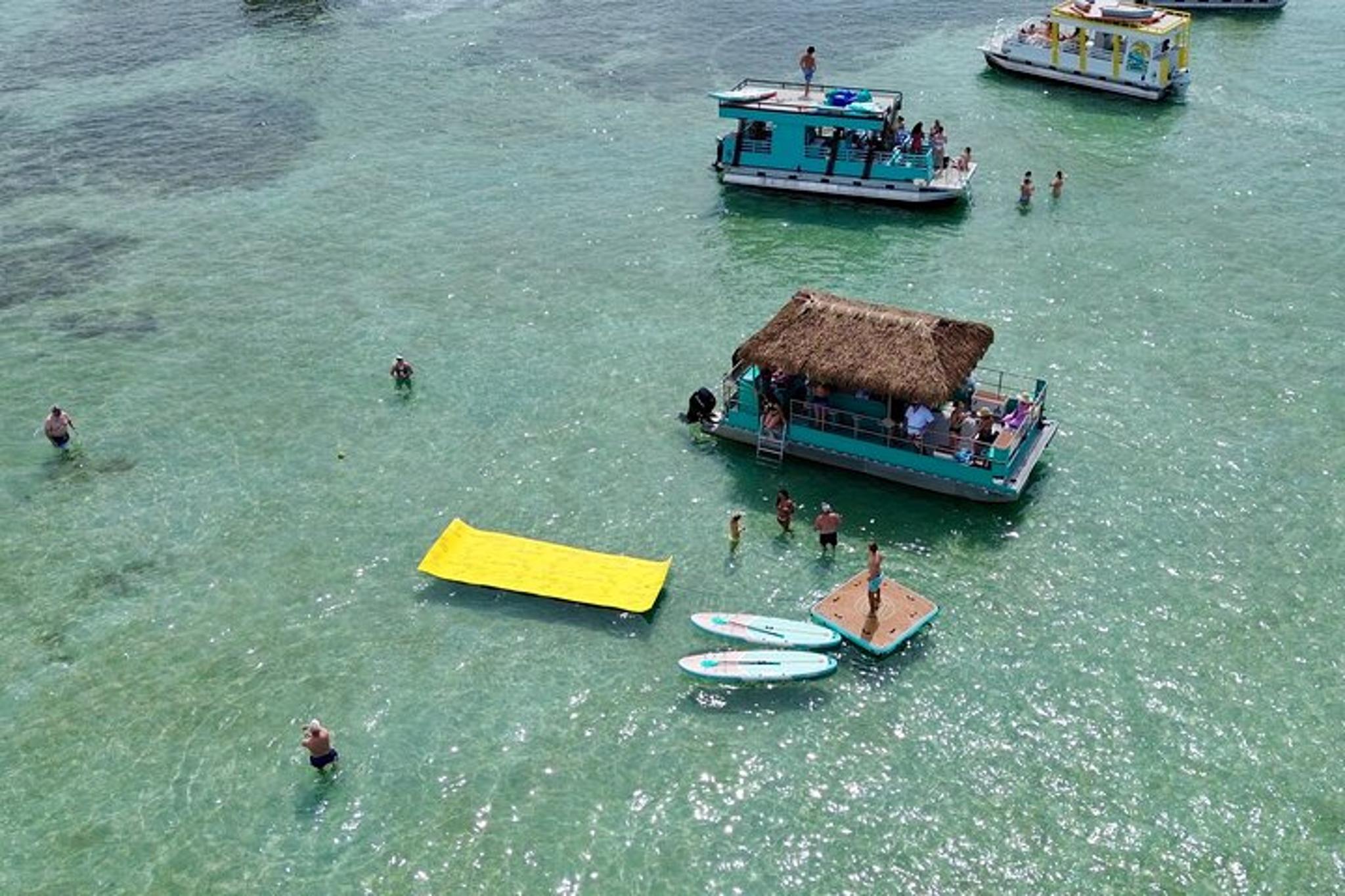 Destin Crab Island Tiki Pontoon Adventure