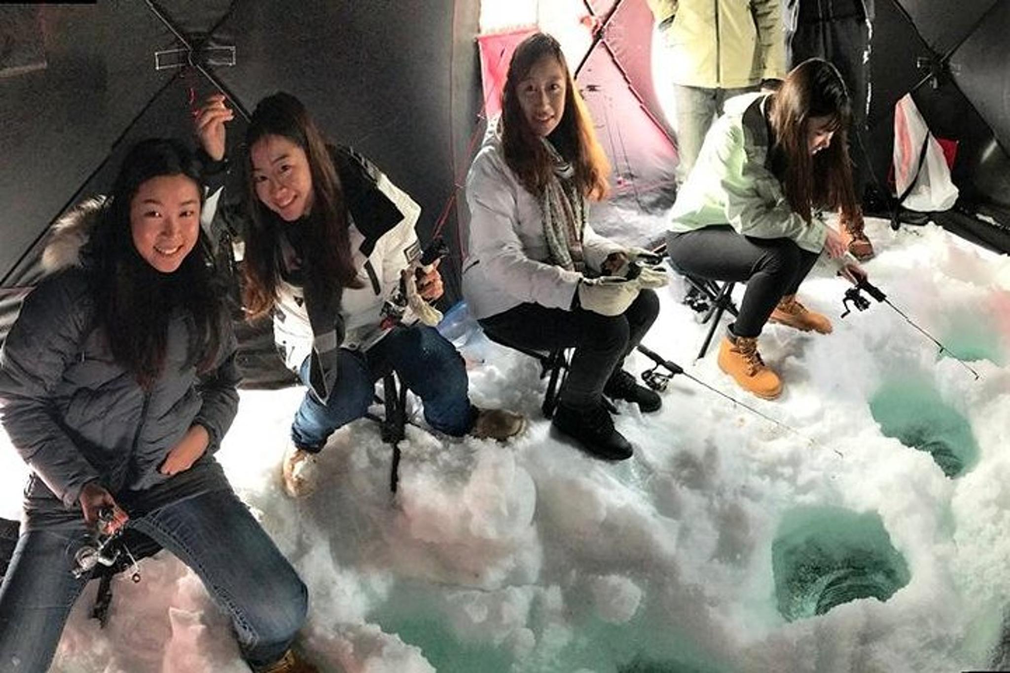 Chena Lake Ice Fishing Experience