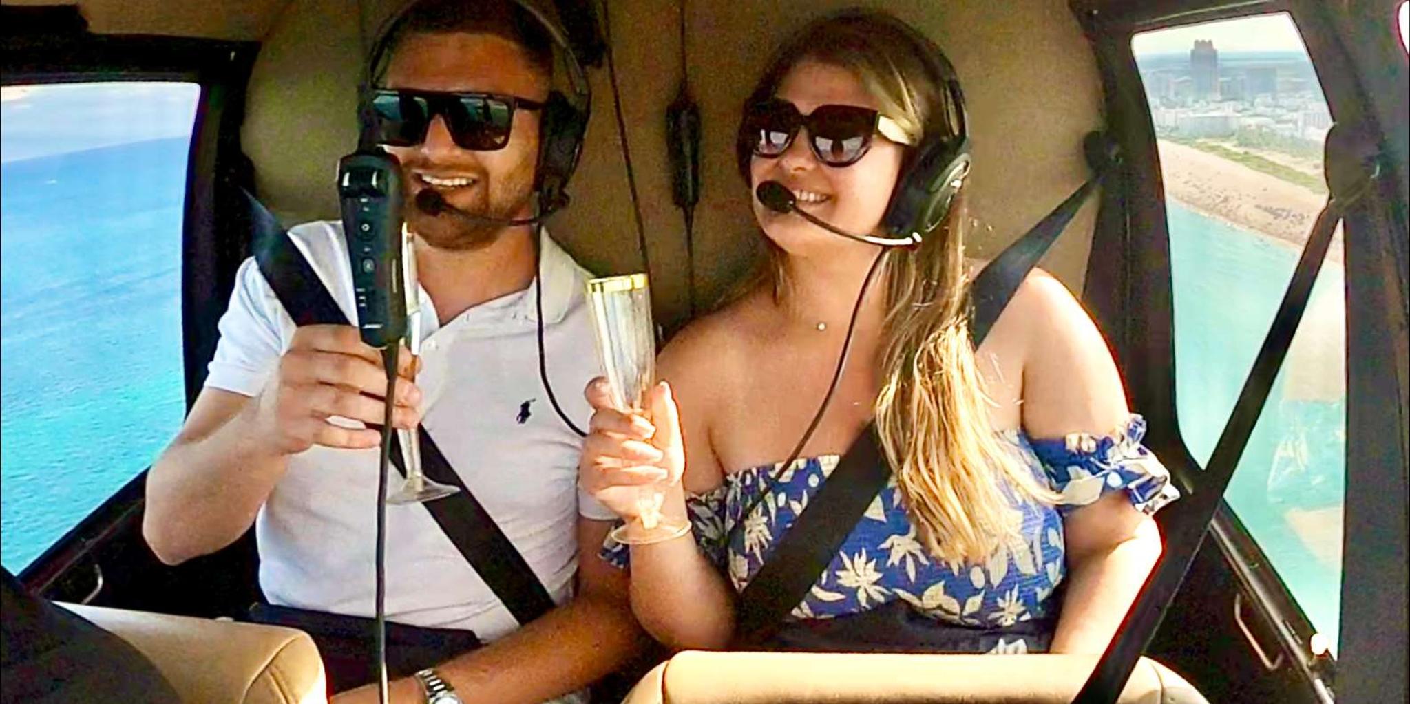Miami Private Helicopter Tour with Champagne