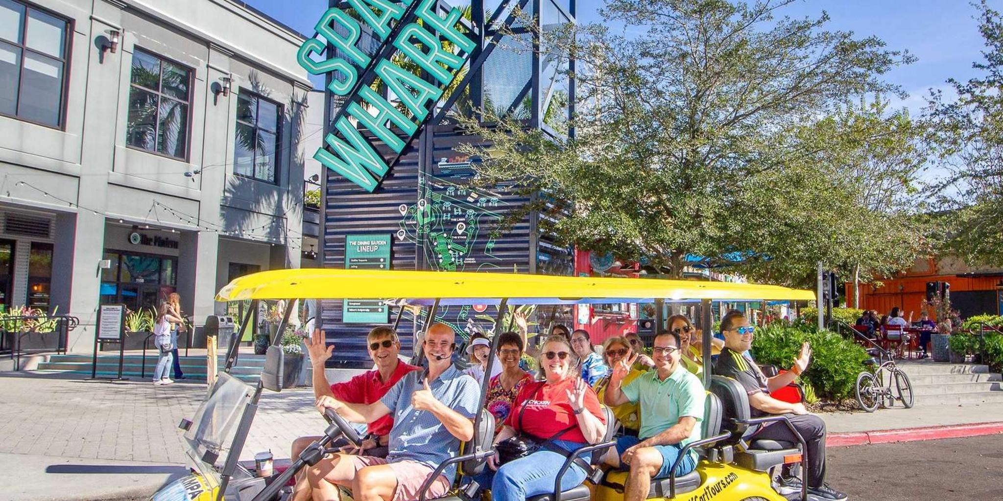 Tampa City Tour in Electric Golf Cart - Image 3