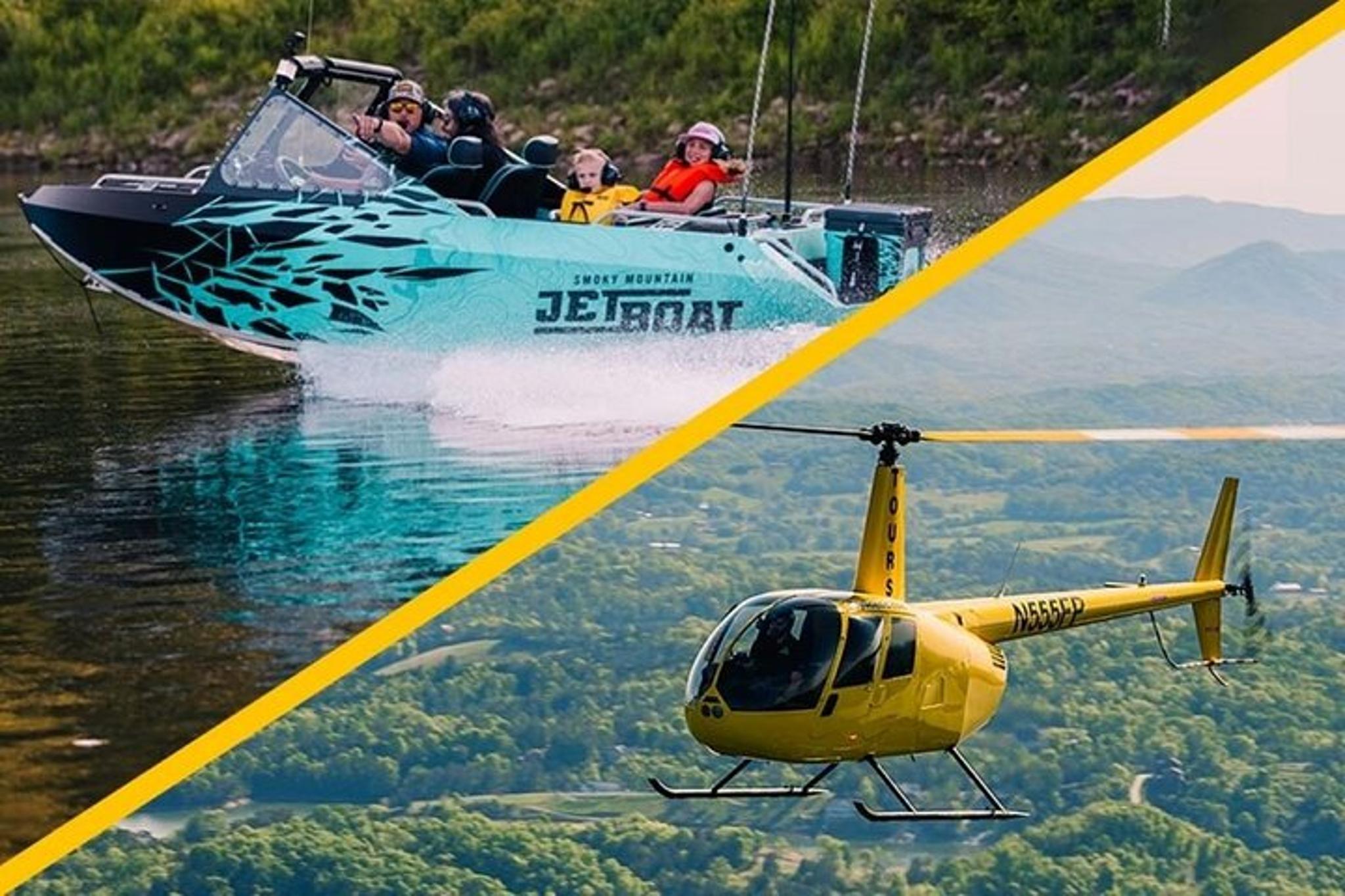 Sevierville Jet Boat and Helicopter Adventure