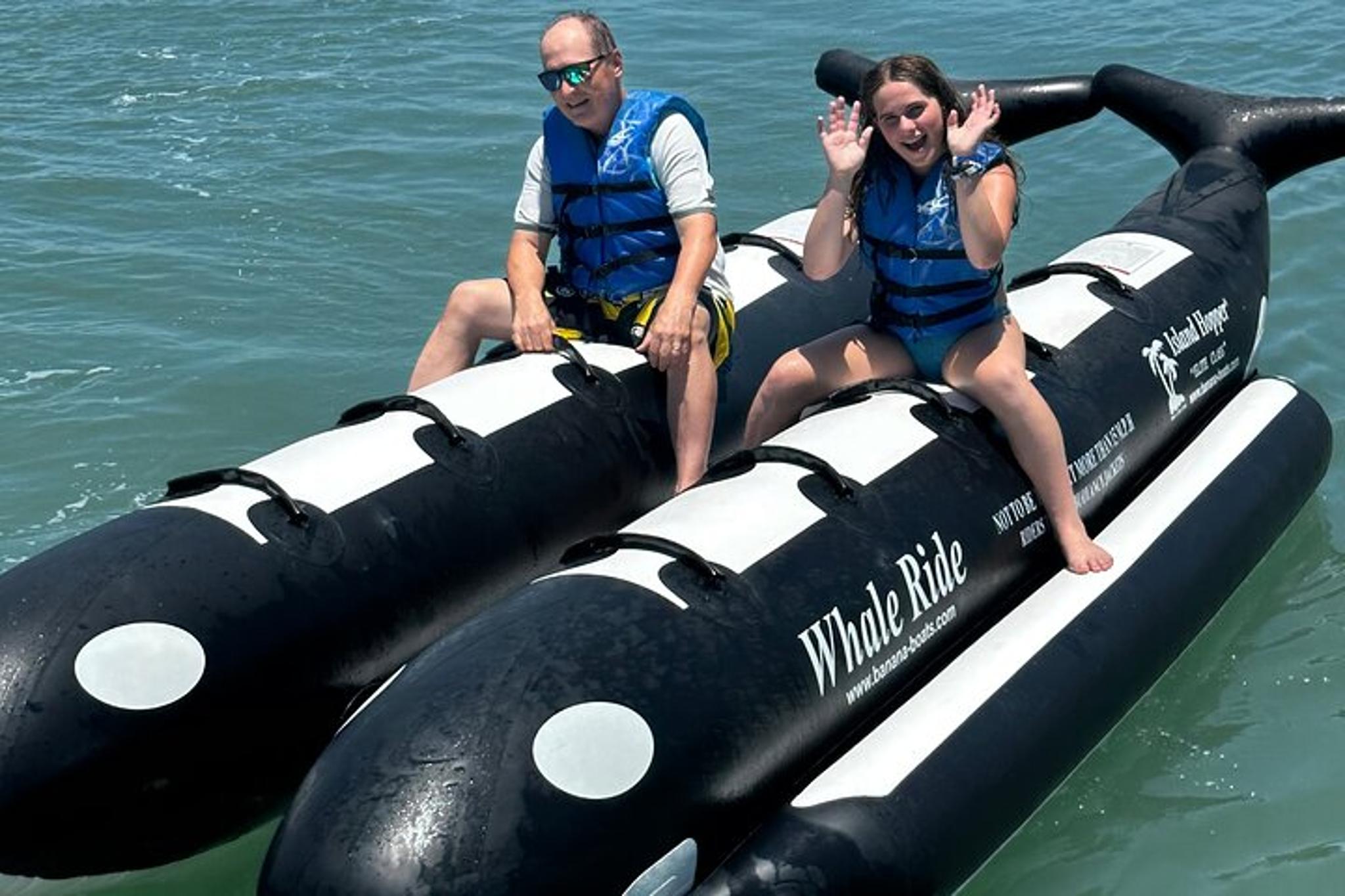 South Padre Island Inflatable Orca Whale Ride