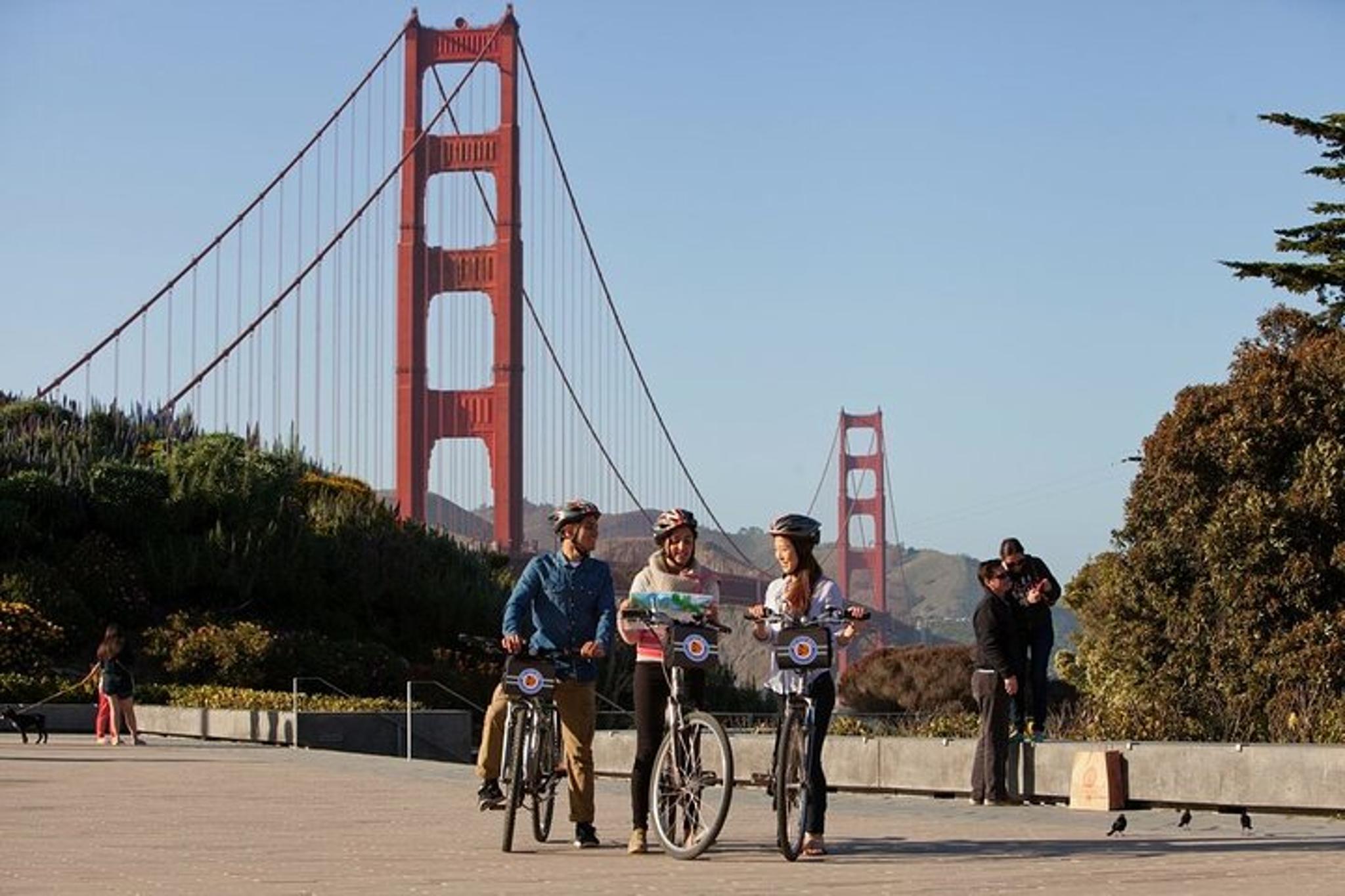 San Francisco Scenic Marina Waterfront Bike Rental