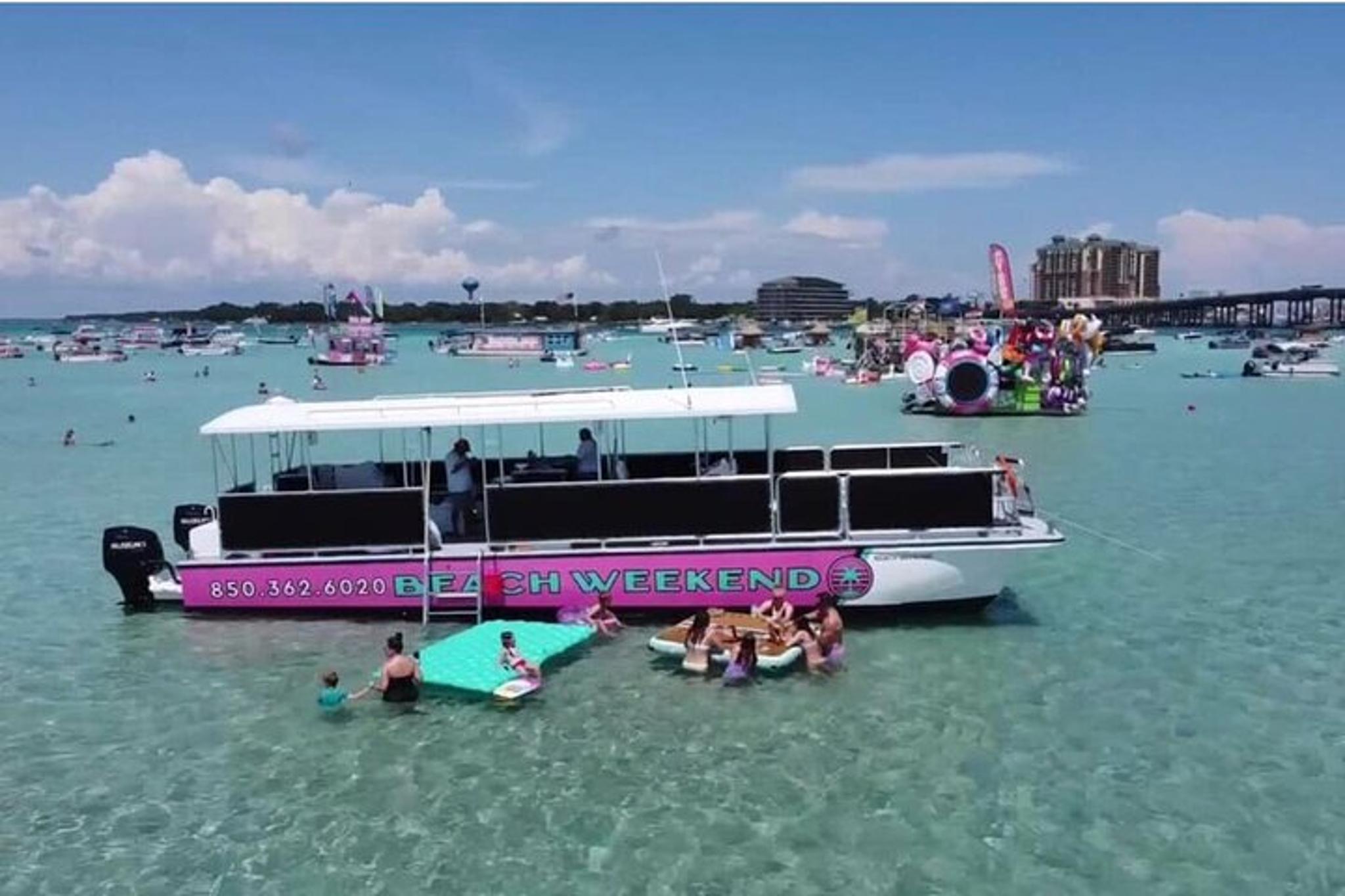 Fort Walton Beach Catamaran Charter to Crab Island - Image 2