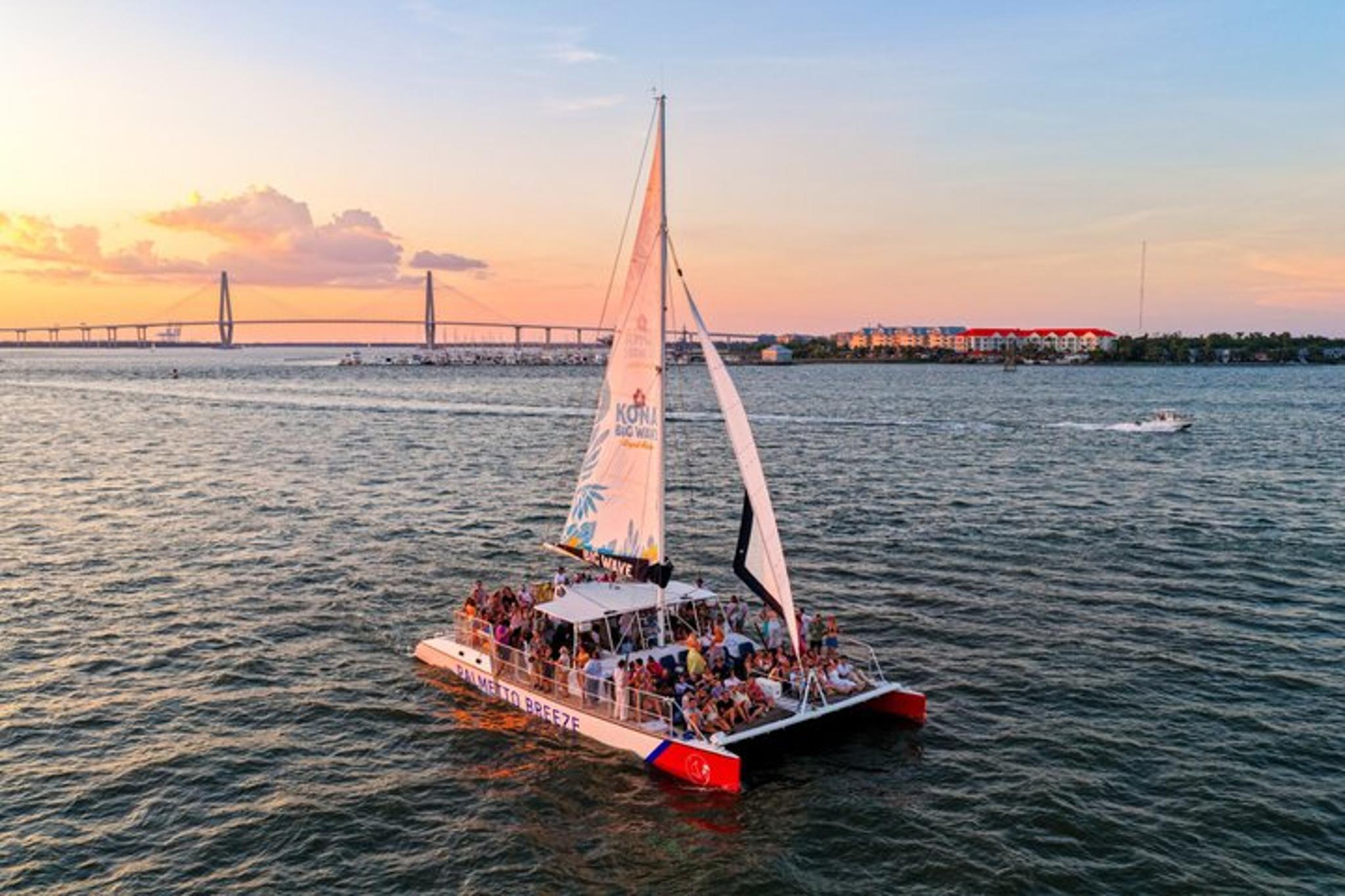 Charleston Sunset Sail with Drinks 2 hr - Image 1