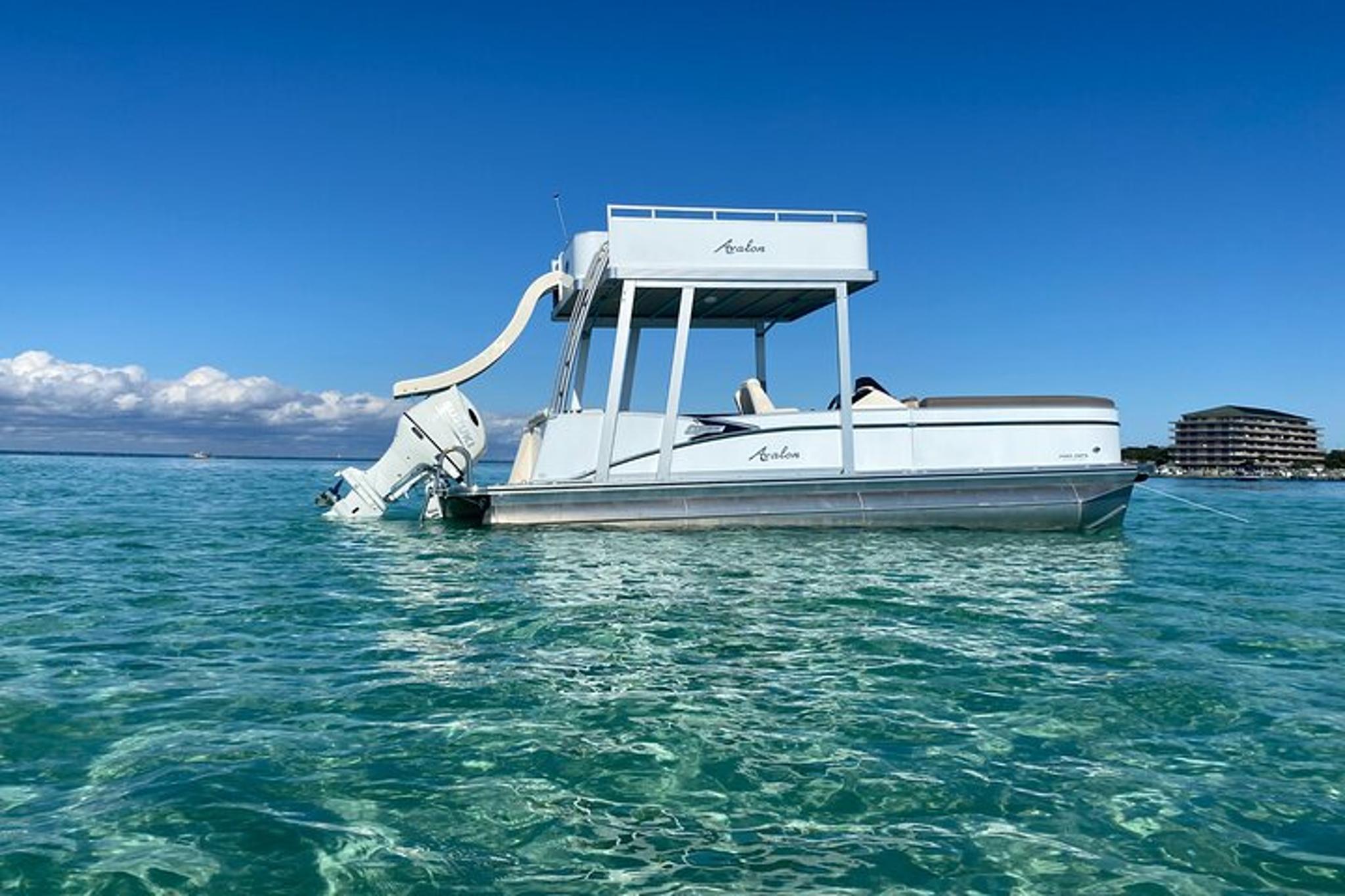 Destin Private Chartered Pontoon Boat