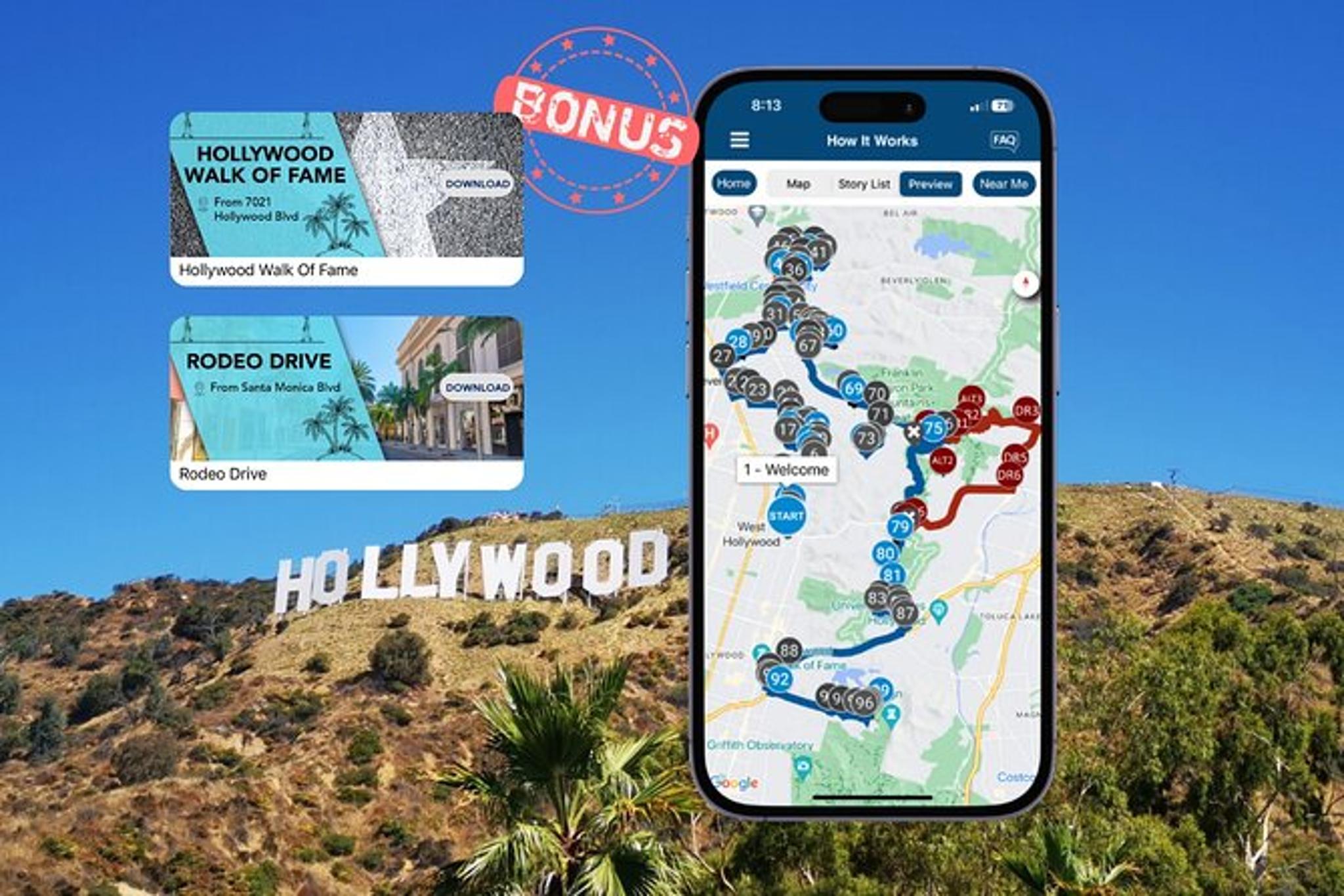 Los Angeles Celebrity Homes Self-Guided Audio Tour