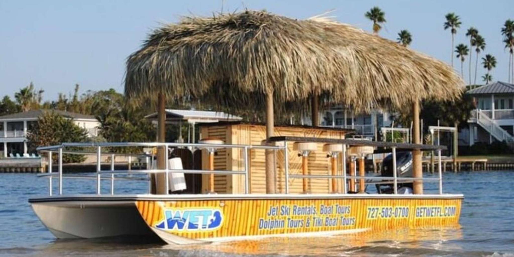 Clearwater Beach Tiki Boat Experience 1.5 hr