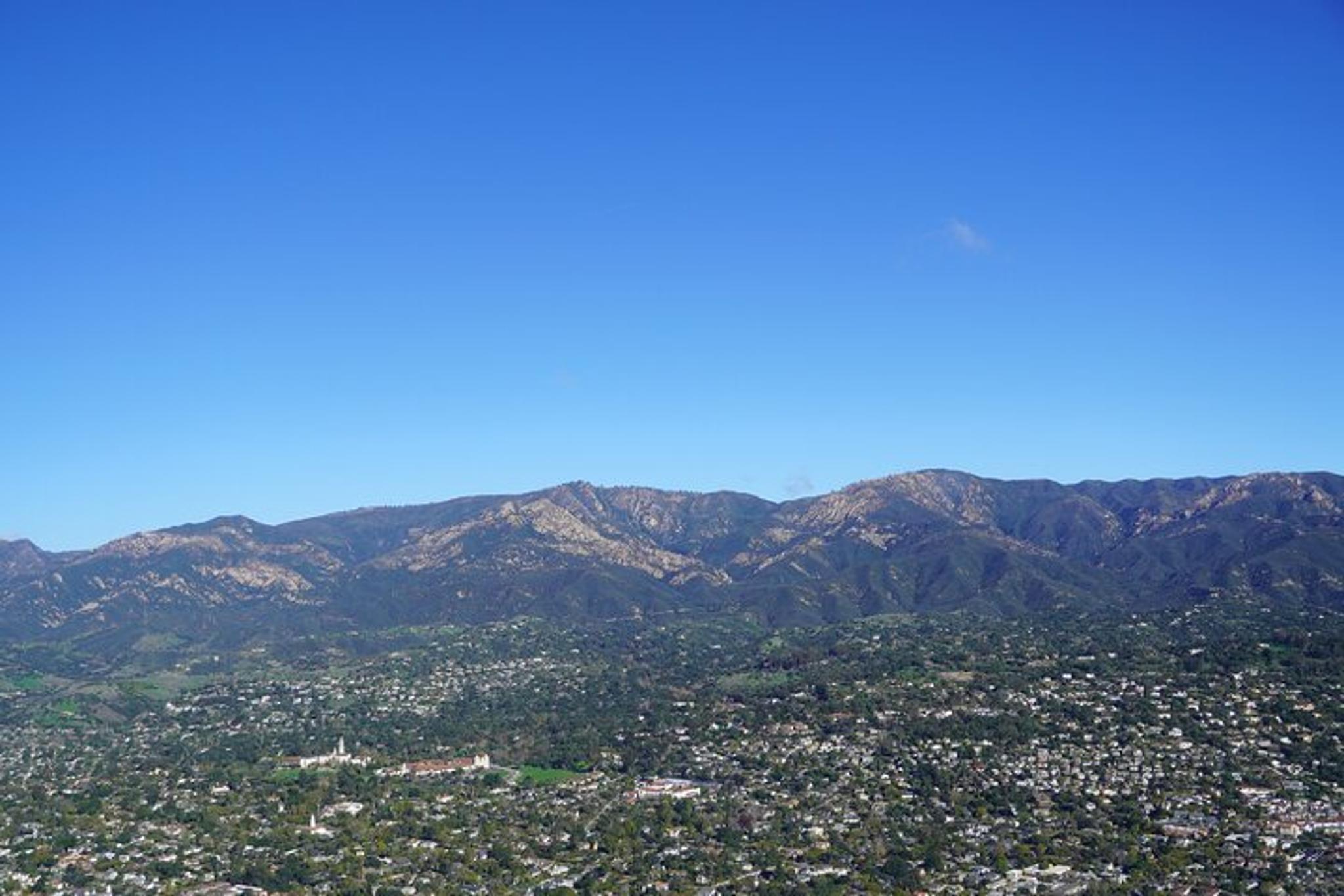 Santa Barbara Mountain and City Helicopter Flight
