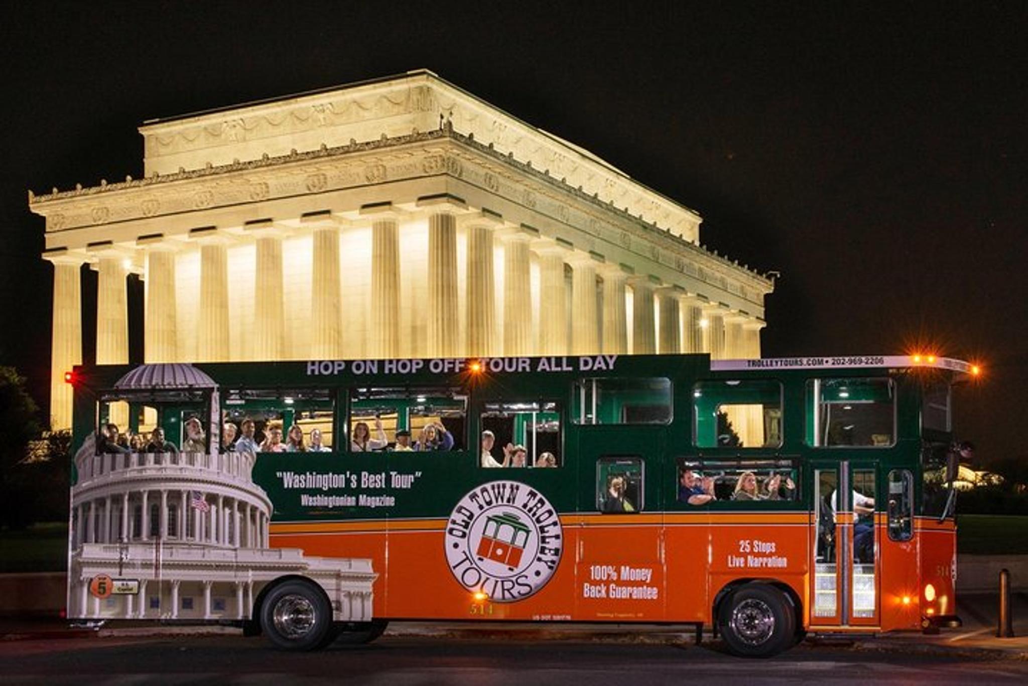 Washington DC Monuments by Moonlight Trolley Tour - Image 2