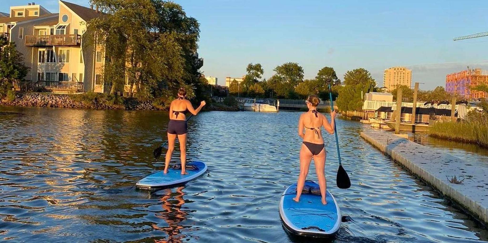 Virginia Beach Stand-Up Paddleboarding at Sunset 1.5 hr - Image 3