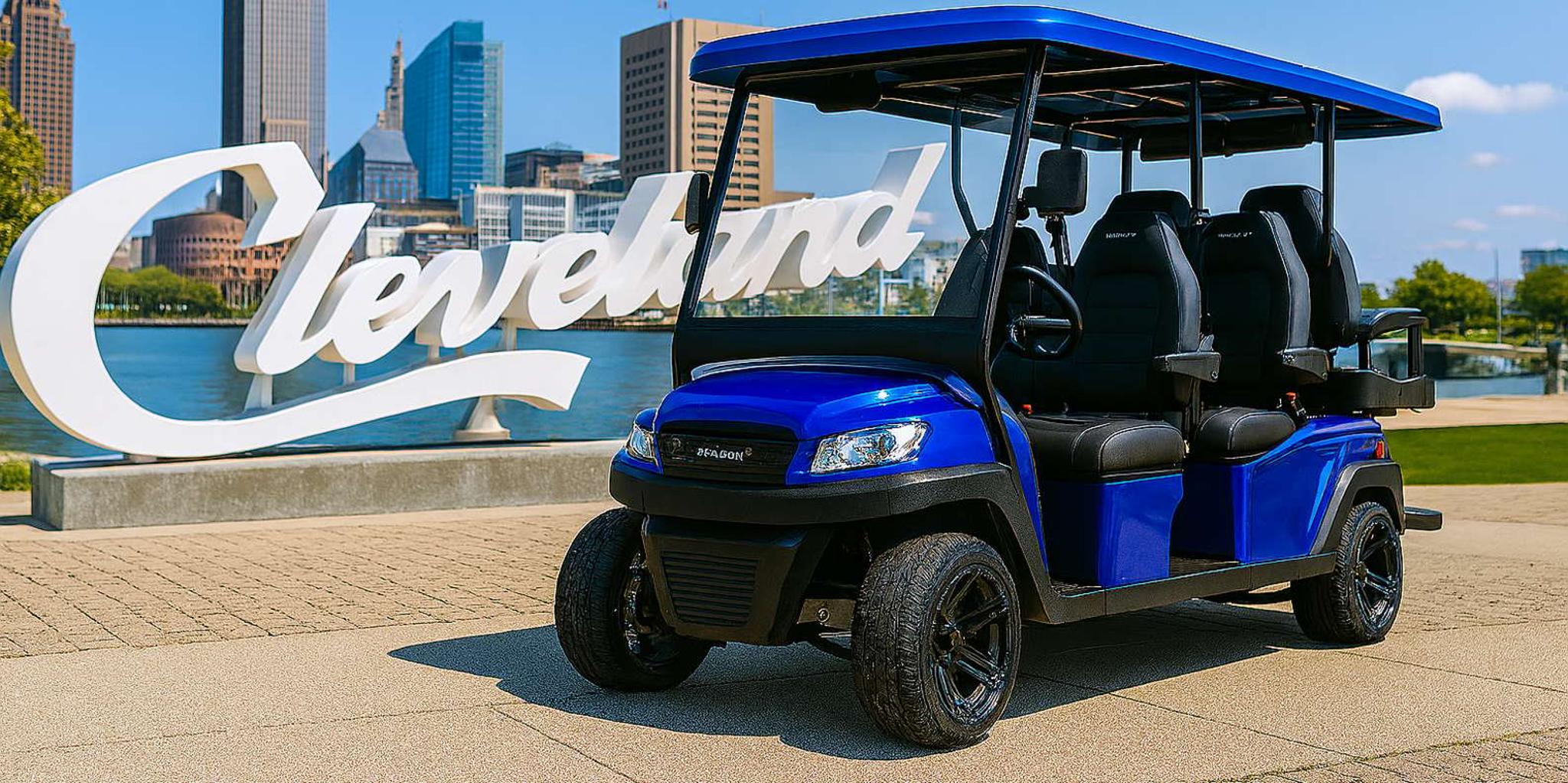 Cleveland Private City Golf Cart Tour - Image 1