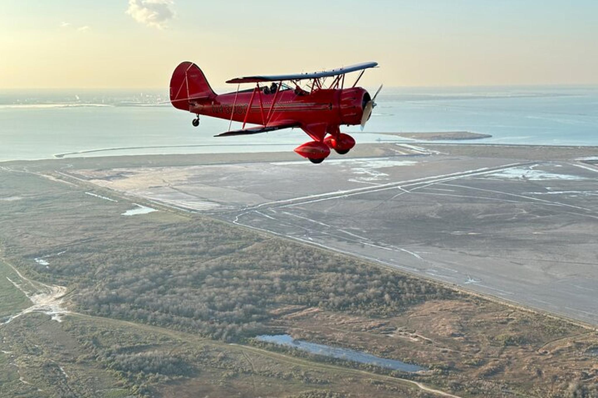 Galveston Open Cockpit Biplane Ride - Image 5
