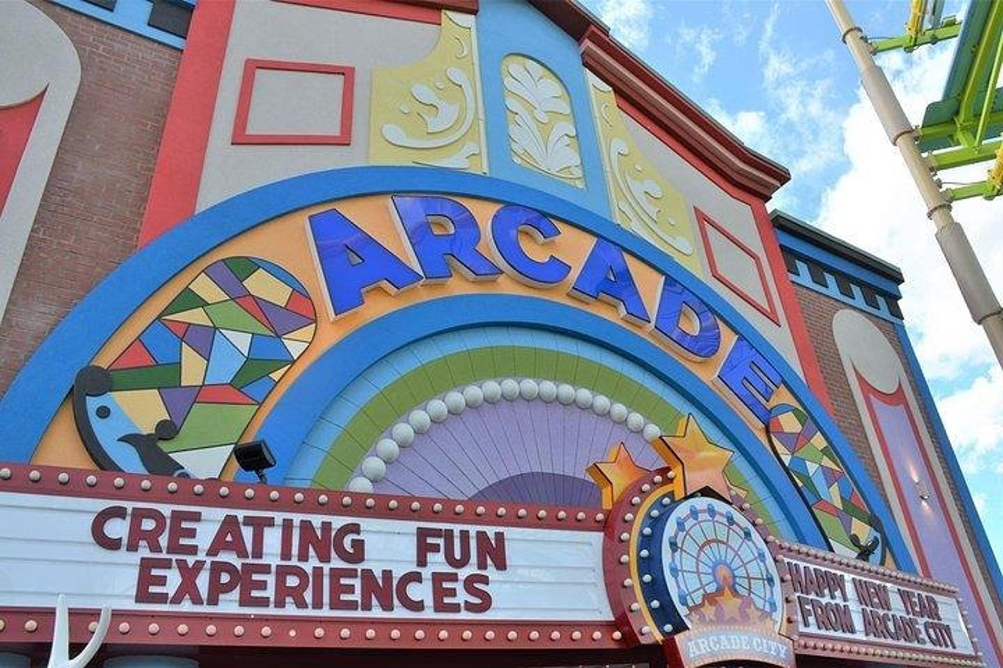 Pigeon Forge Arcade City Play Card