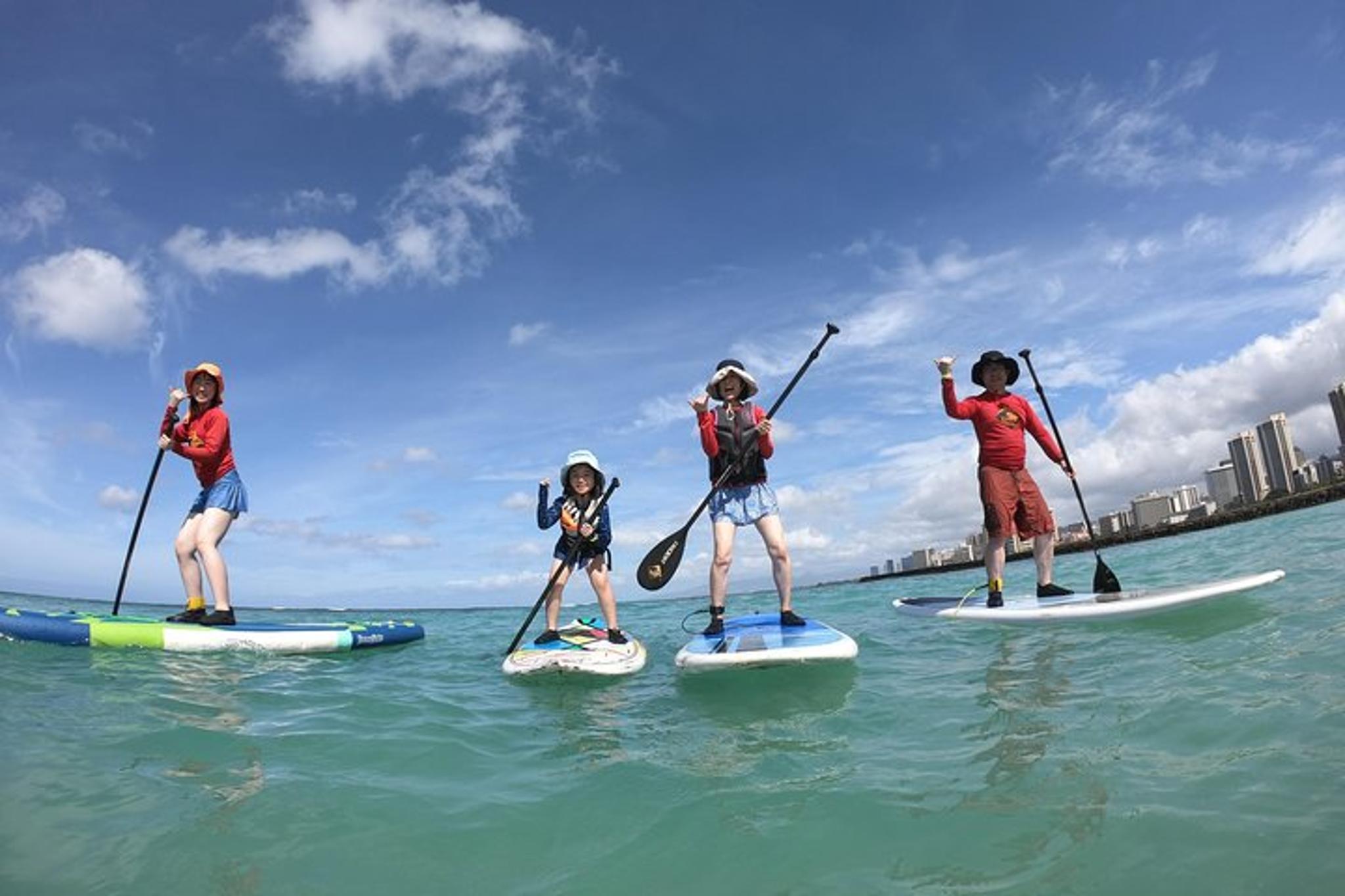 Waikiki Stand Up Paddle Lesson with Shuttle - Image 1