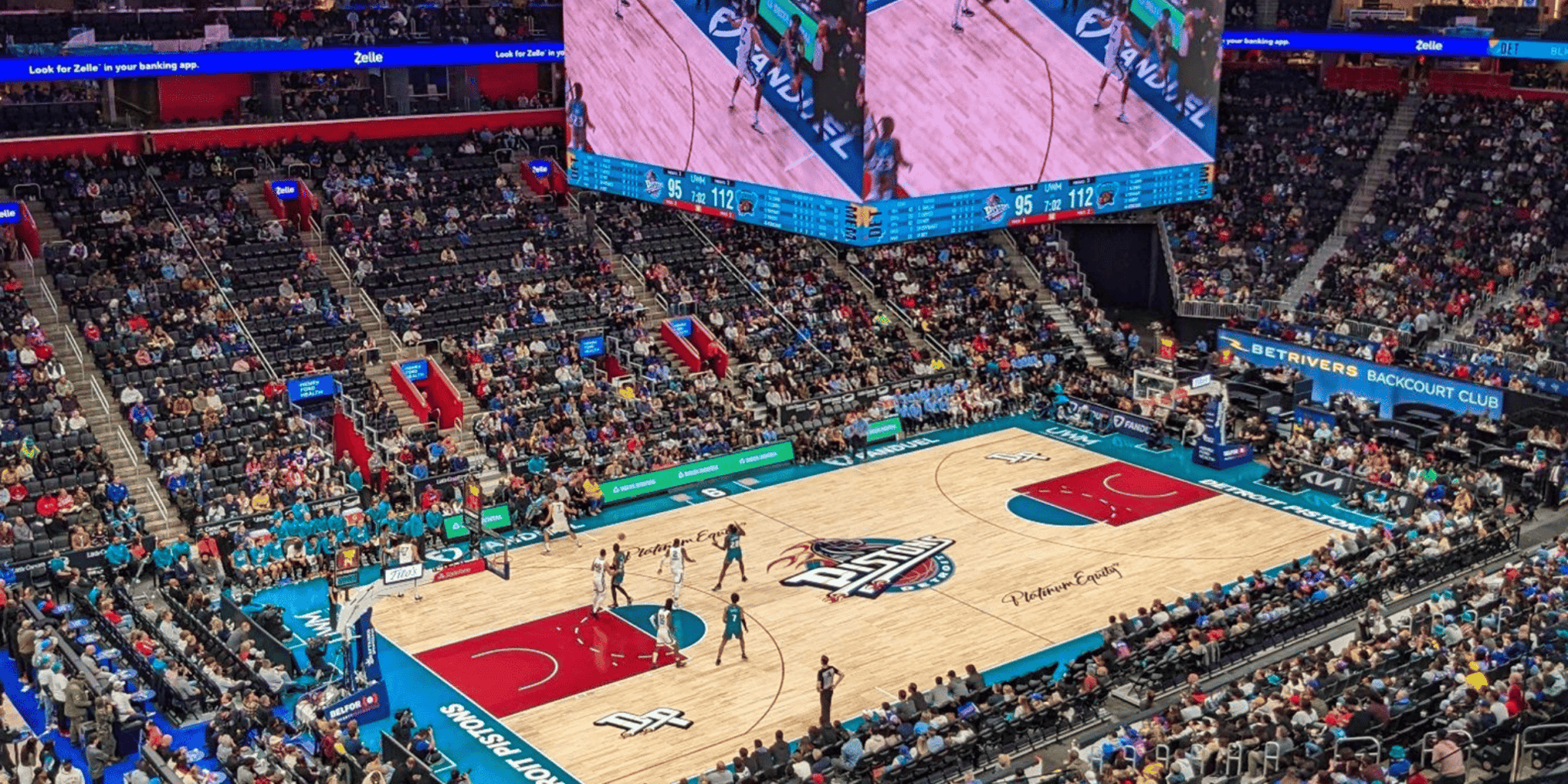 Detroit Pistons Basketball Game Ticket - Image 3