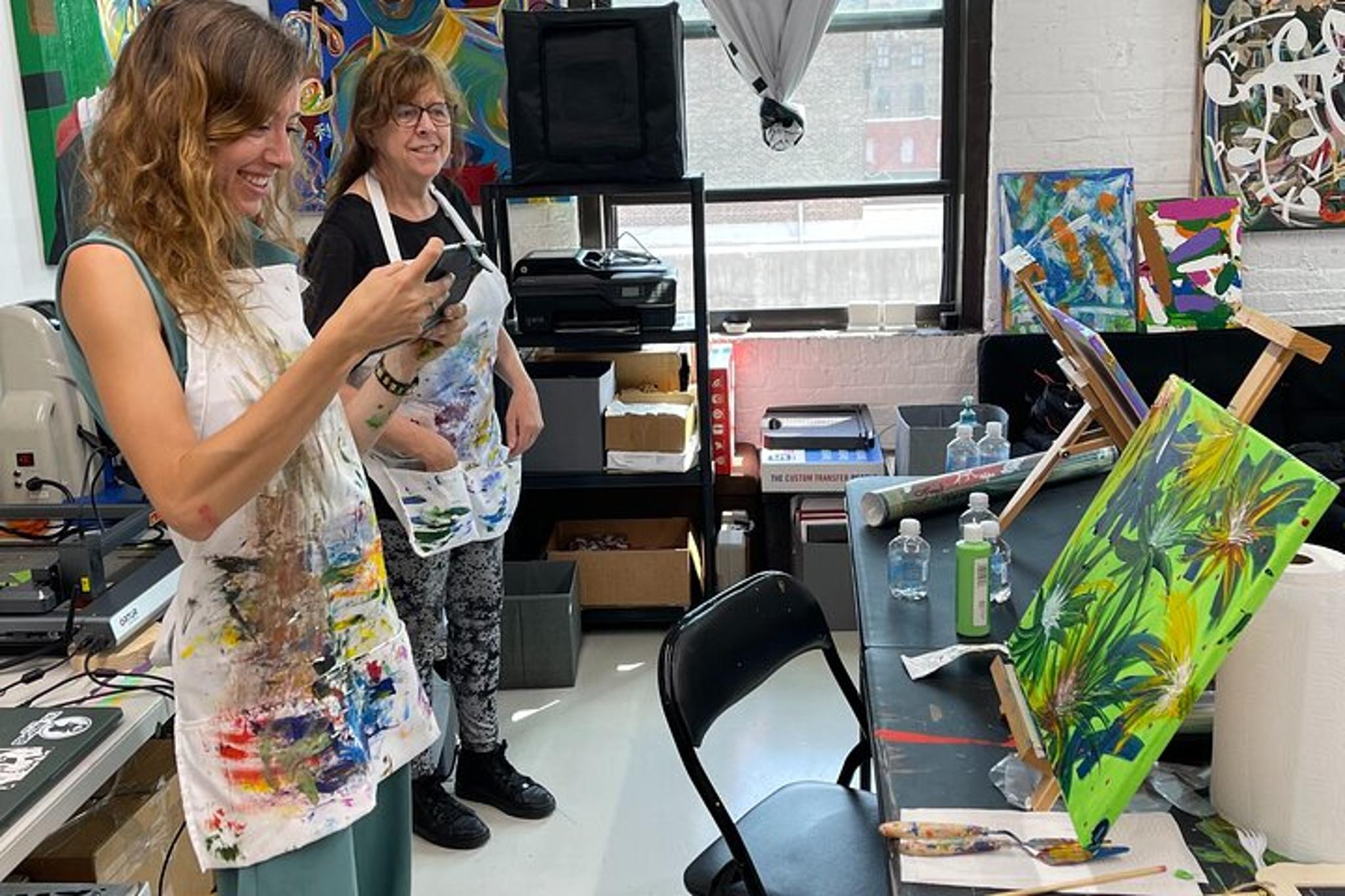New York City Abstract Painting Class - Image 5