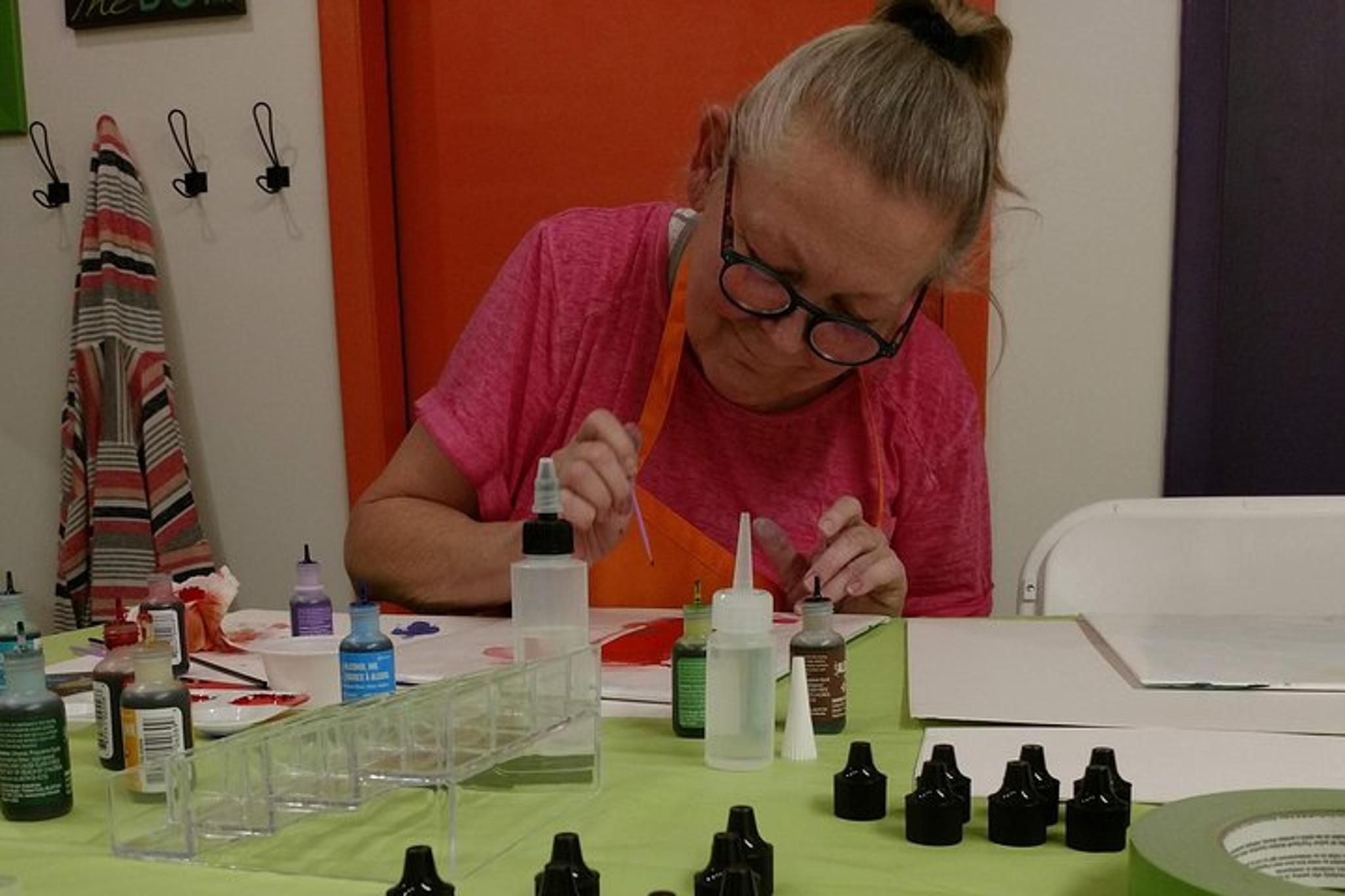 Estes Park Alcohol Ink Landscape Art Class - Image 4
