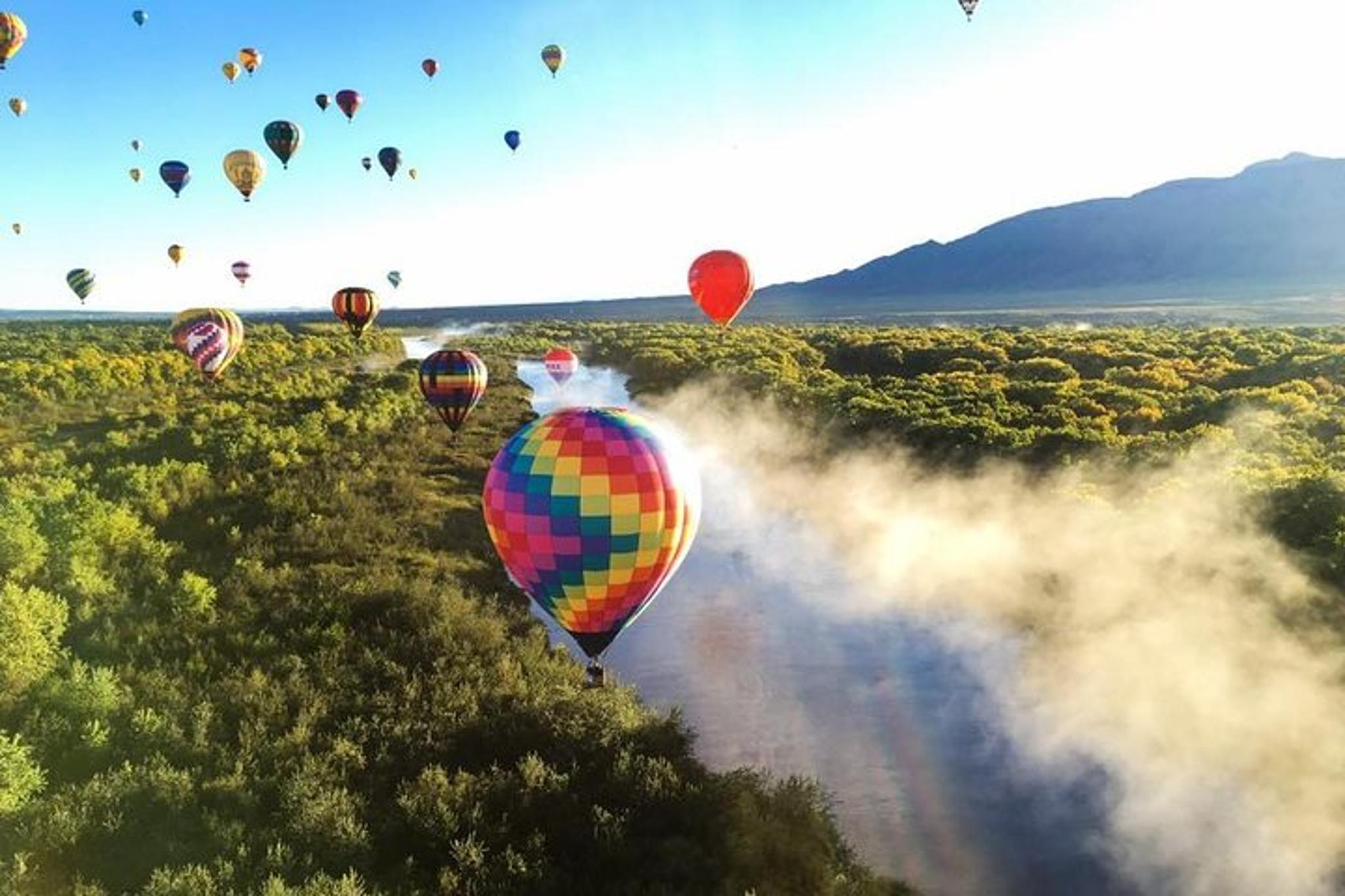Albuquerque Hot Air Balloon Ride at Sunrise