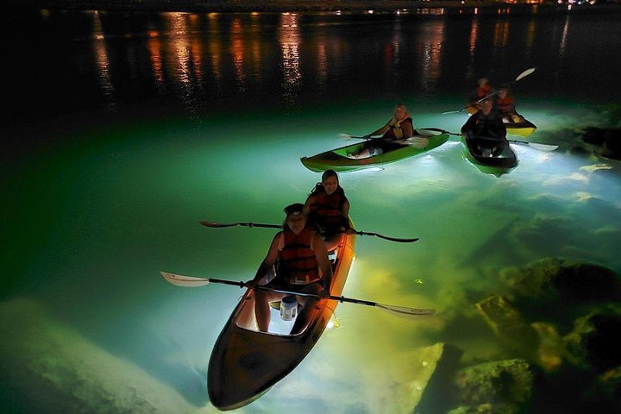 St. Pete Beach Glass Bottom Night Kayak Tour - Image 2