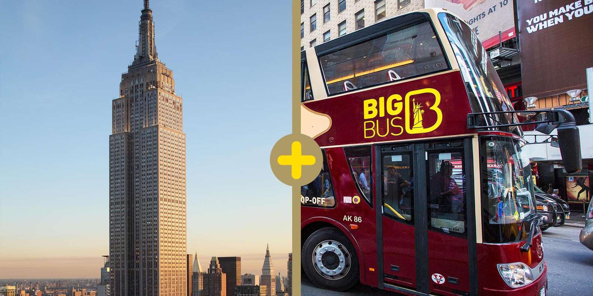 New York Empire State Building & 48-hour Hop-on Hop-off Tour - Image 1