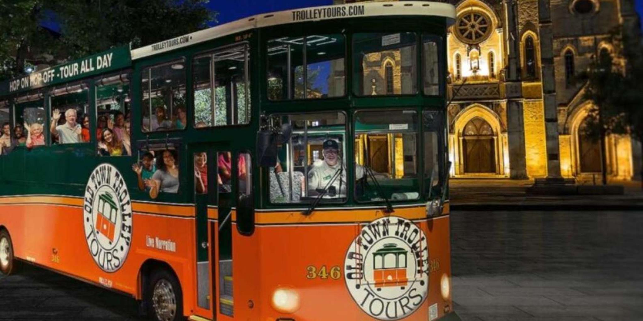 San Antonio City Lights Night Trolley Tour - Image 1