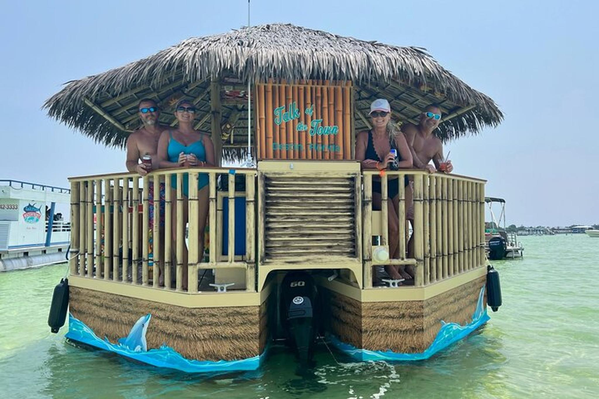 Destin Tiki Boat Tour to Crab Island 6 hr - Image 3