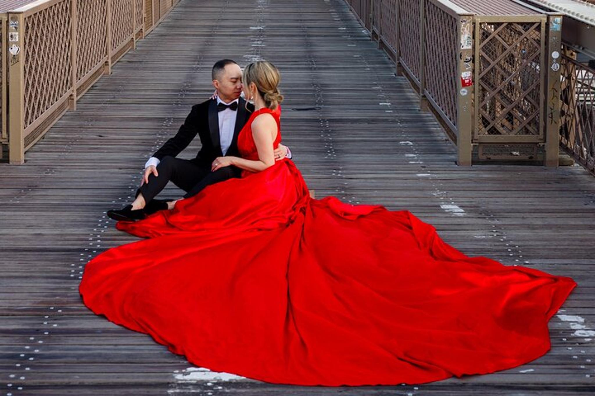 New York Flying-Dress Photoshoot - Image 3