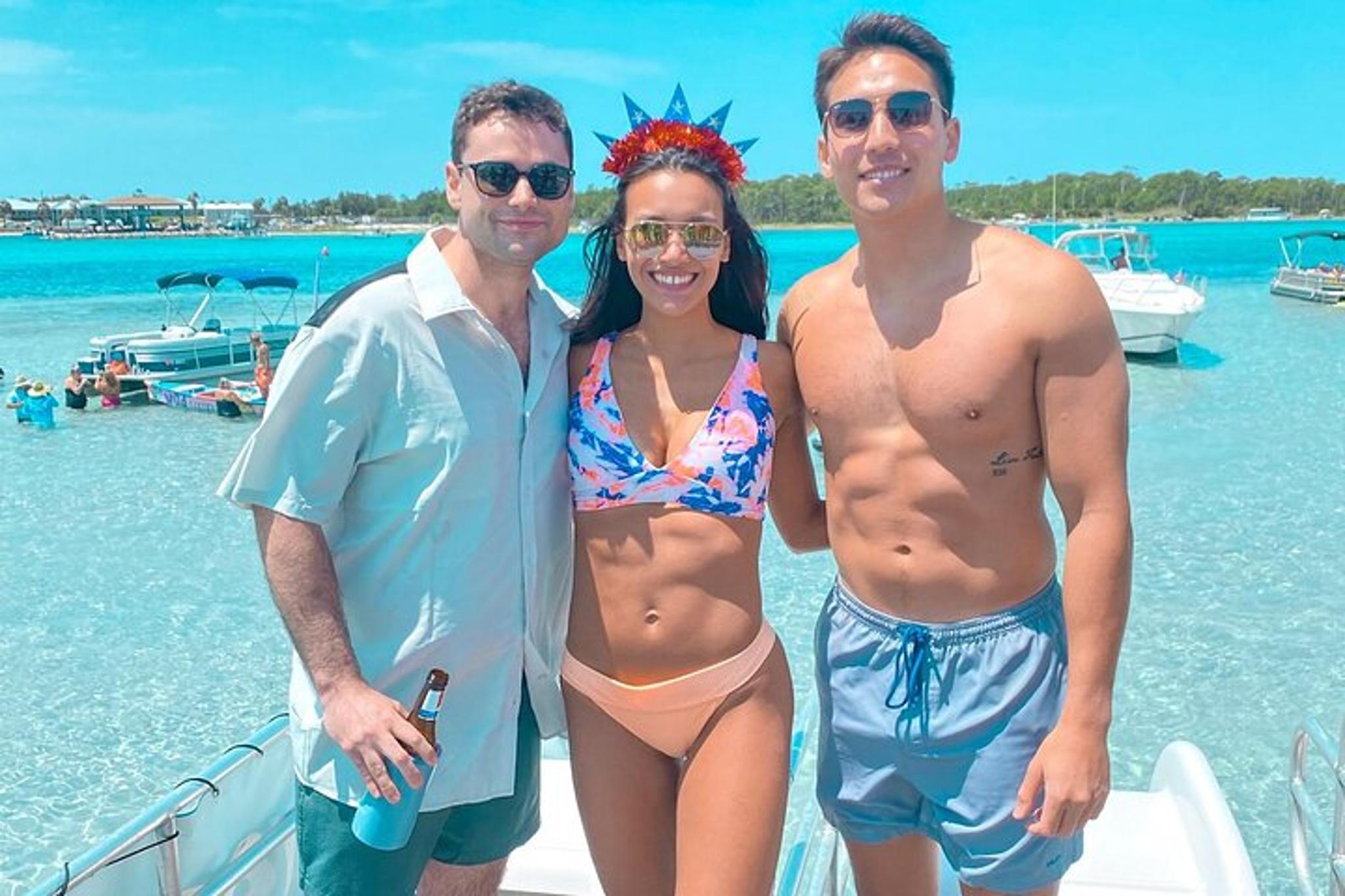 Okaloosa Island Pontoon Boat Adventure with Slides - Image 1
