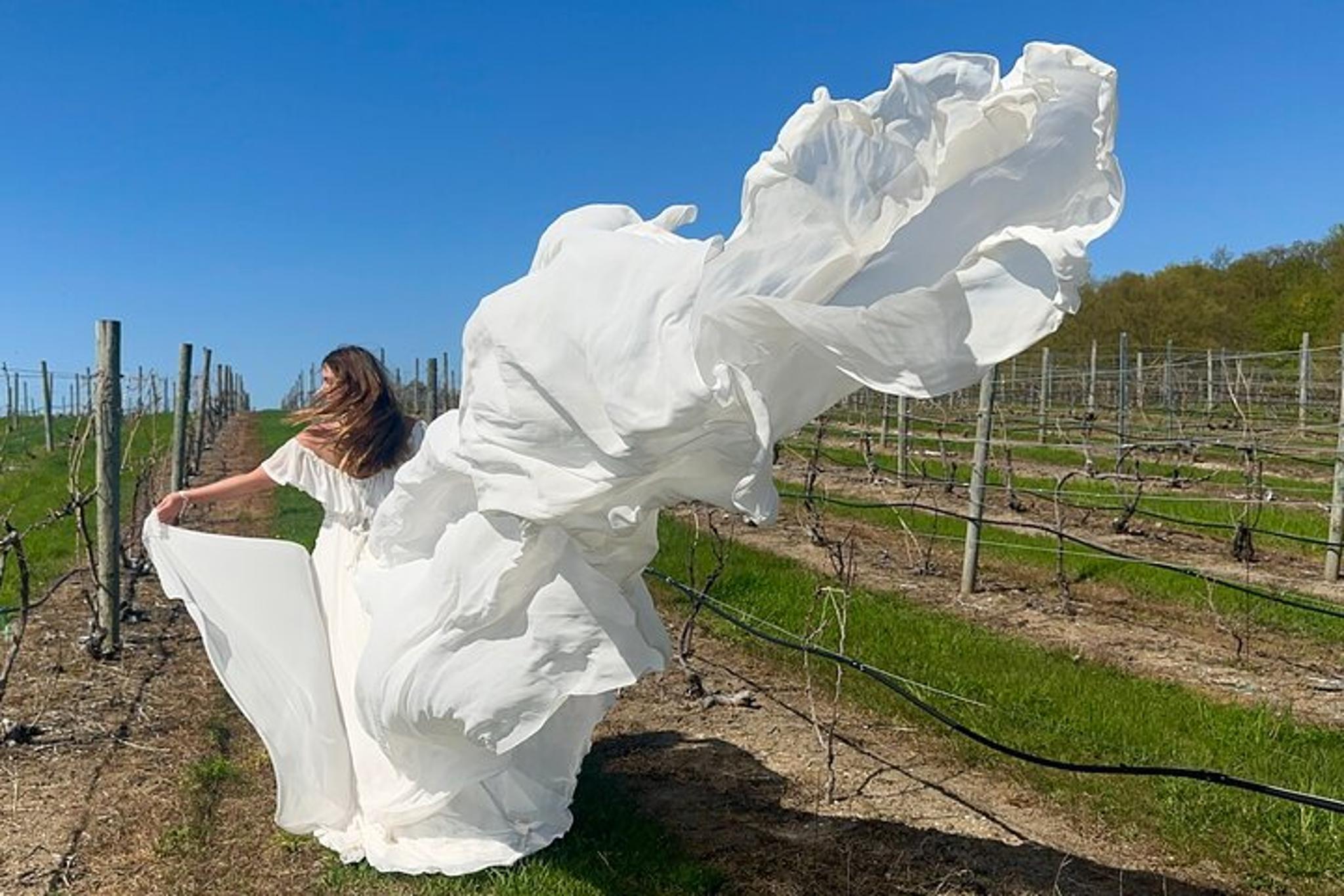 Traverse City Flying Dress Photo Shoot - Image 4