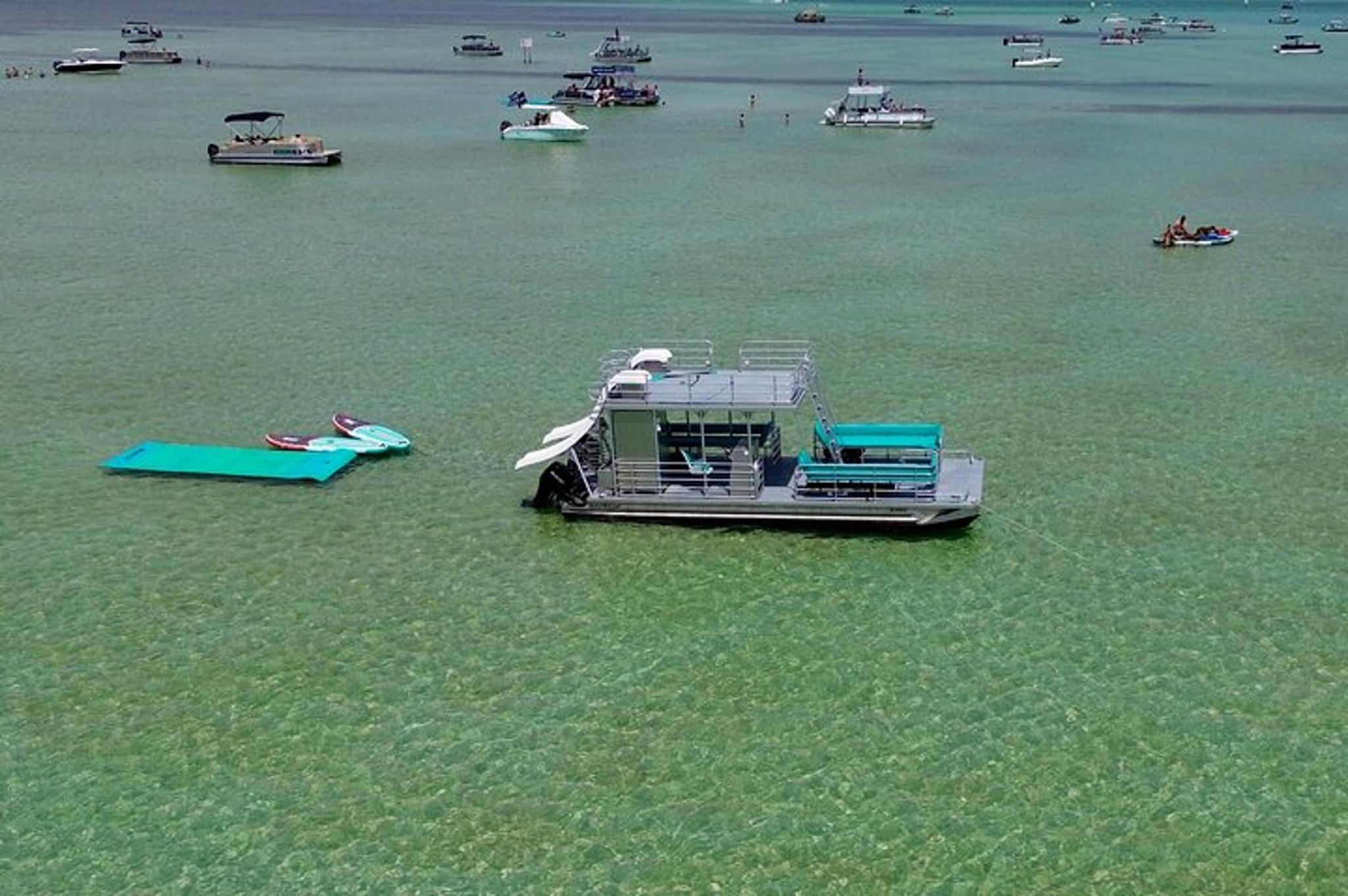 Destin Pontoon Charter with Slides and Restroom - Image 4