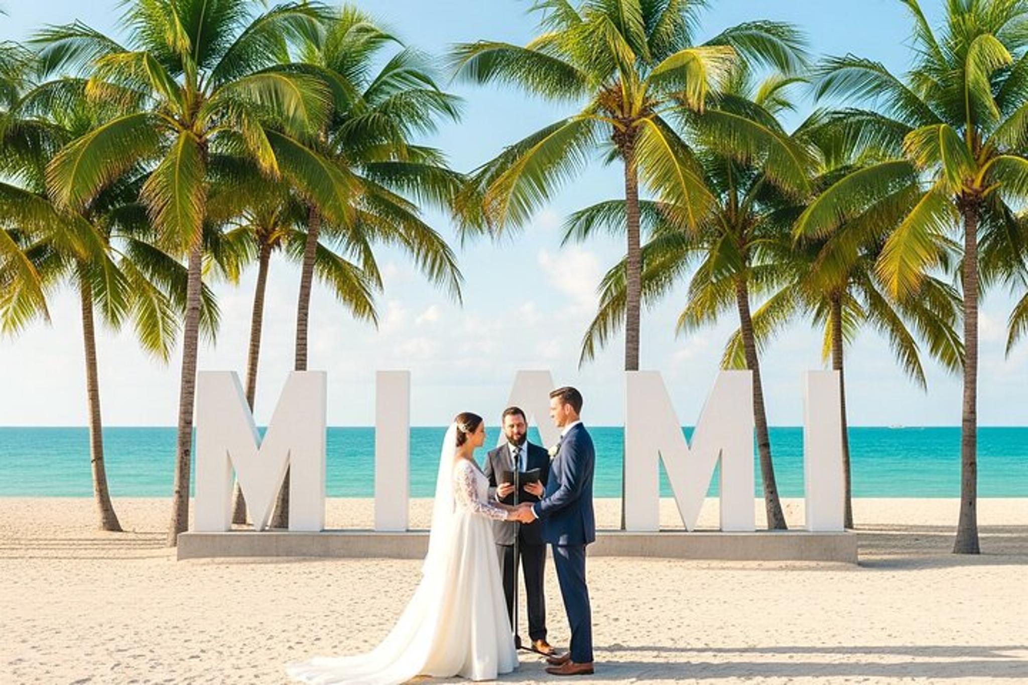 Miami Beach Wedding or Vow Renewal Ceremony - Image 5